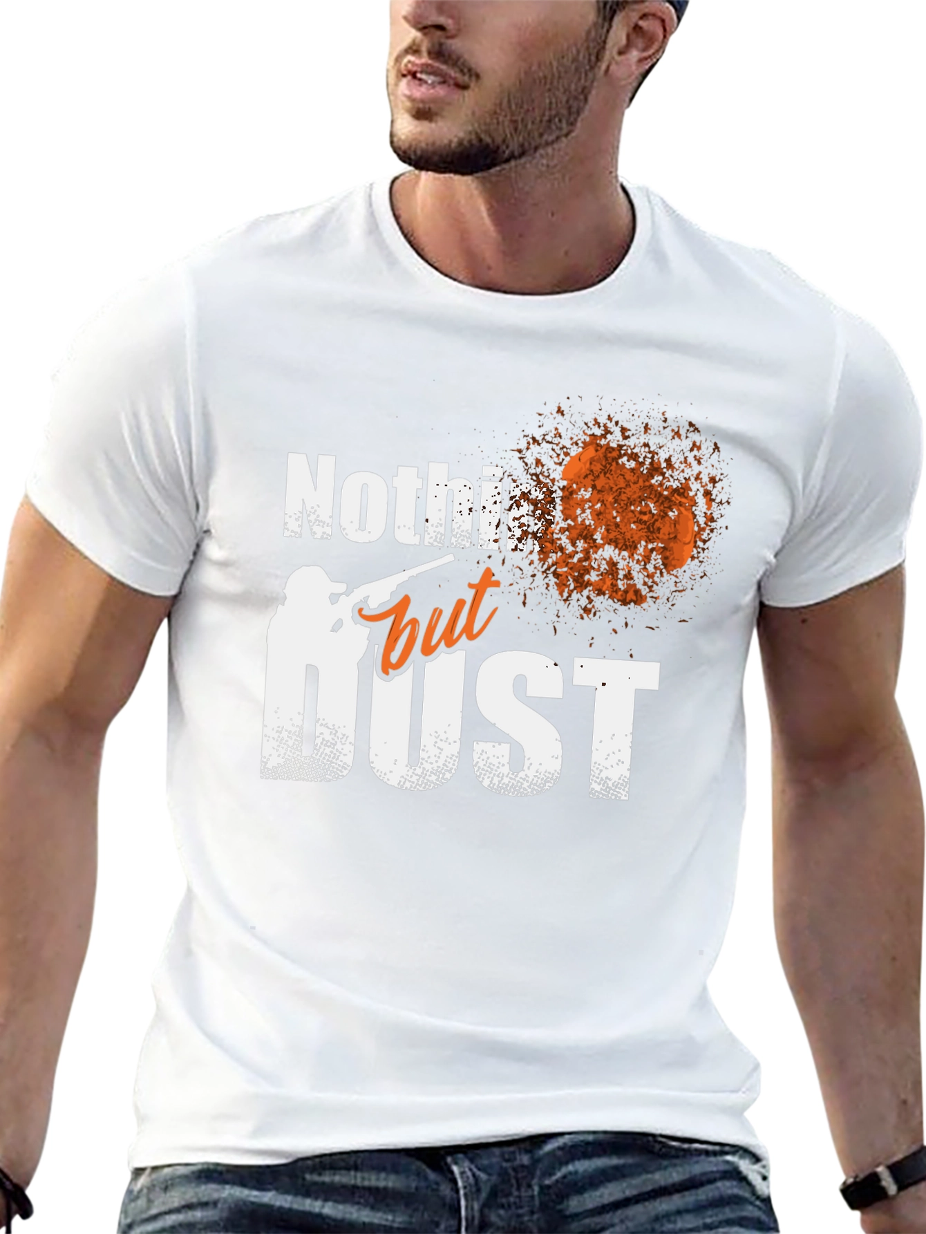 Nothin But Dust T-Shirt Clay Target Shooting