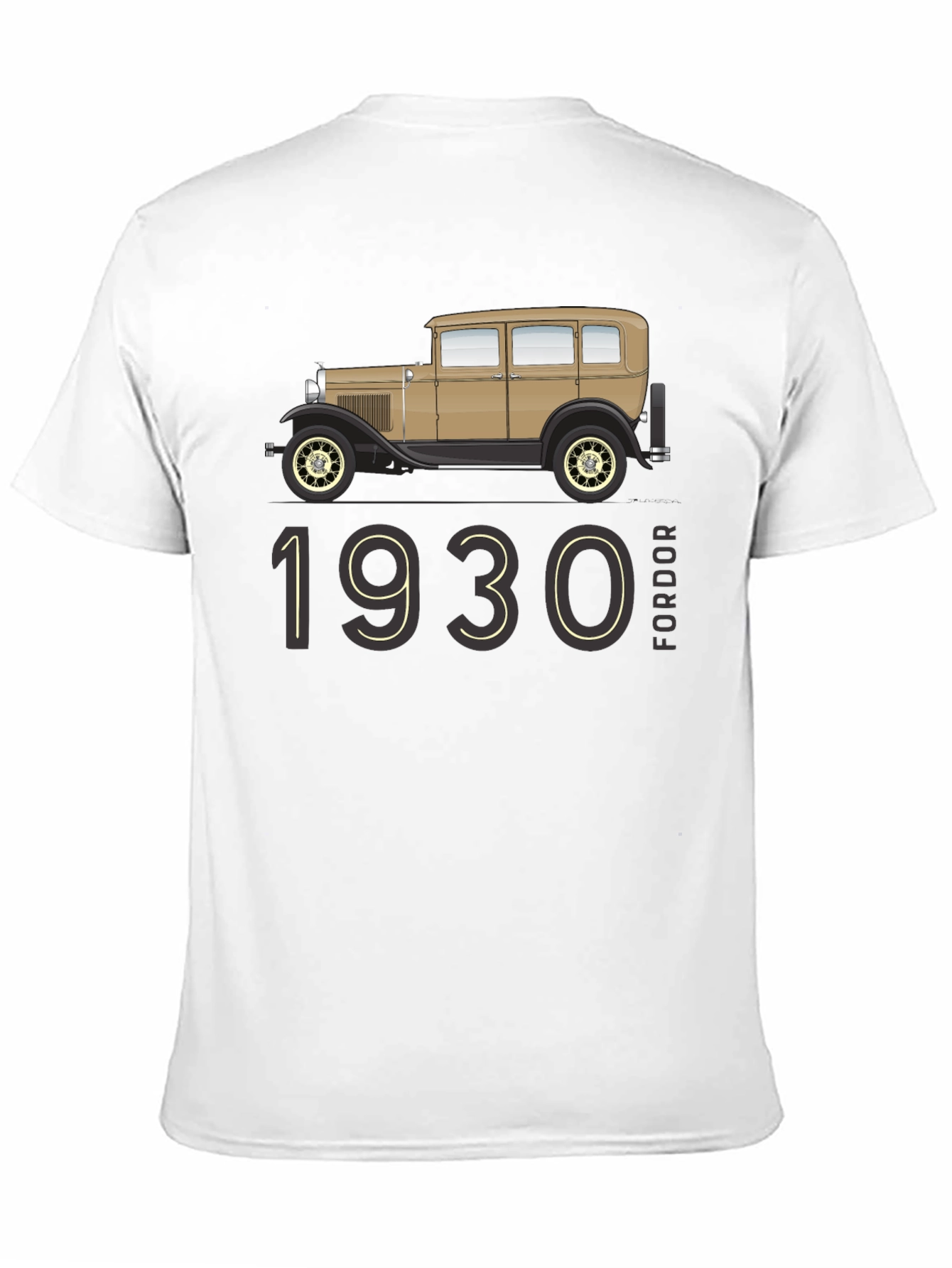 1930 Fordor T-Shirt: Classic Car Tee