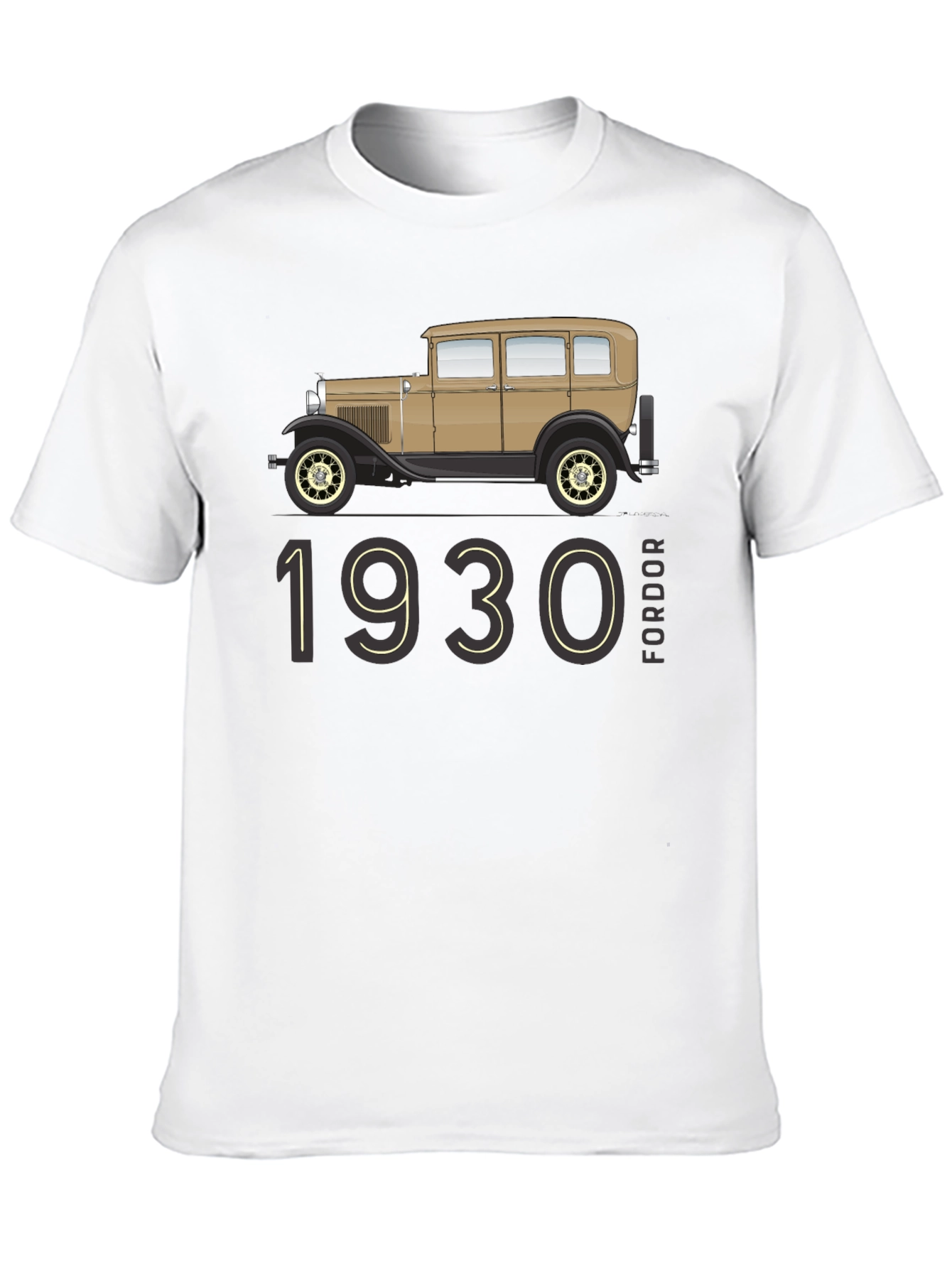 1930 Fordor T-Shirt: Classic Car Tee