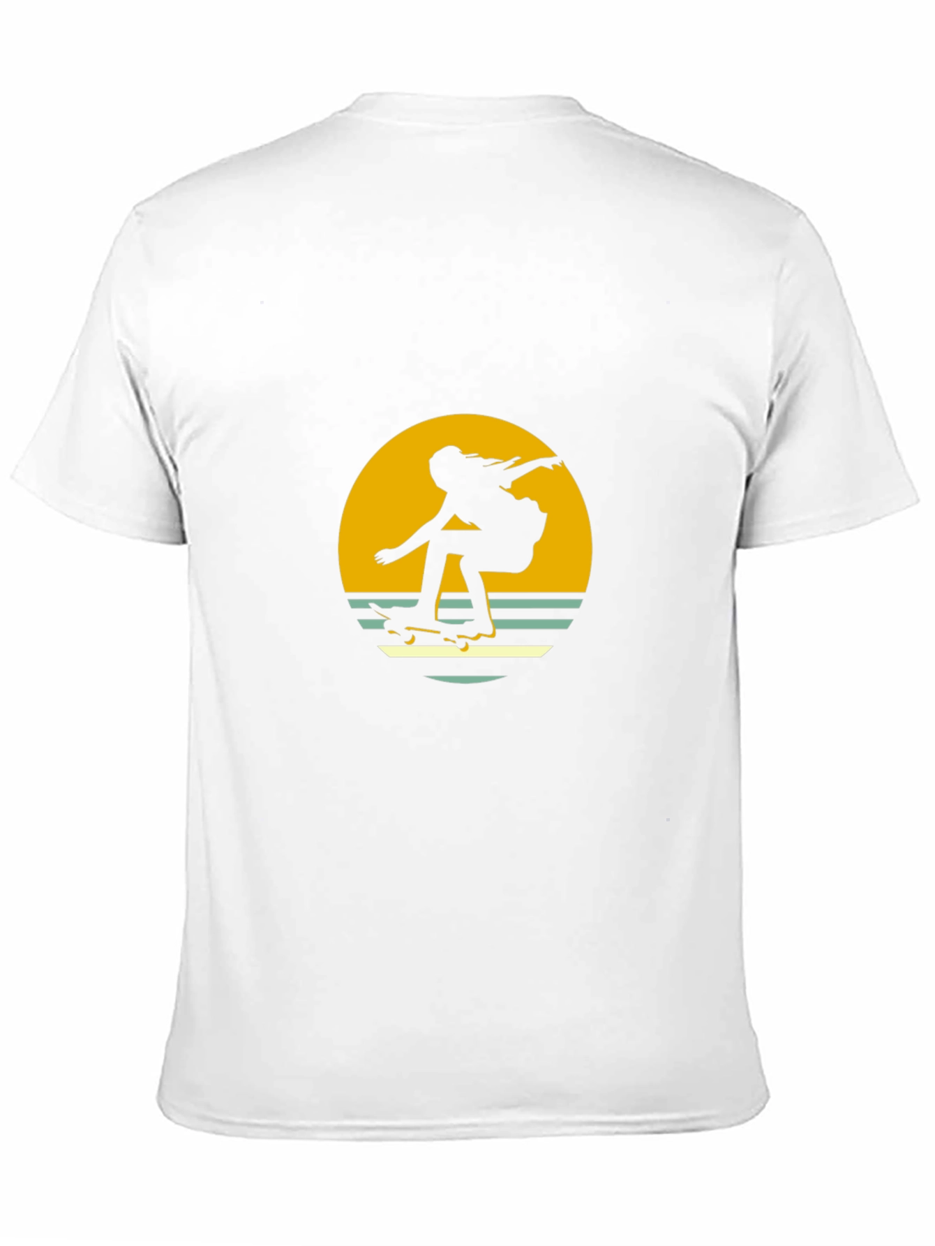 Retro Skater Graphic Tee - Black