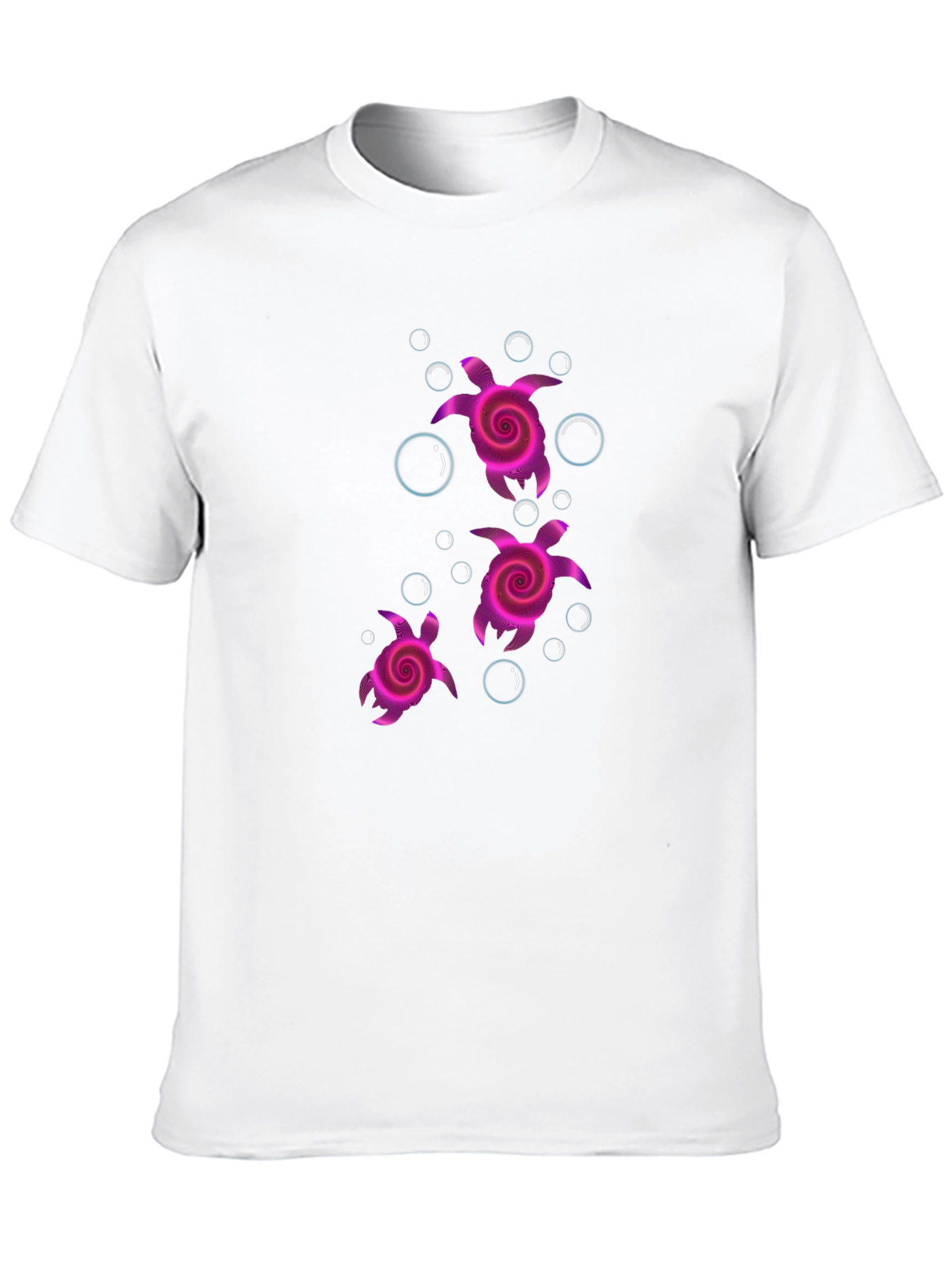 Funky Turtle Graphic Tee - Black