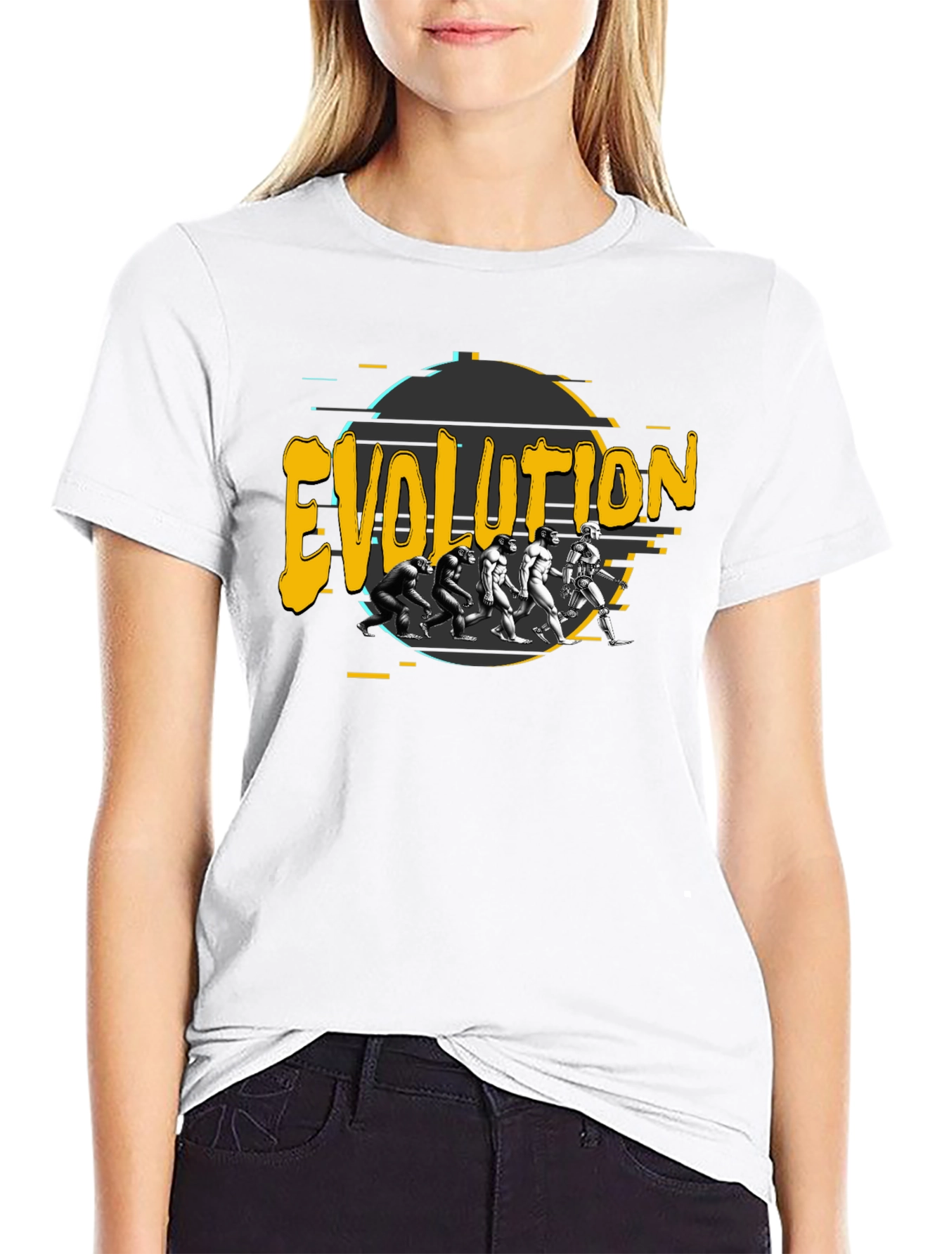 Evolution Graphic T-Shirt - Mens Black Tee