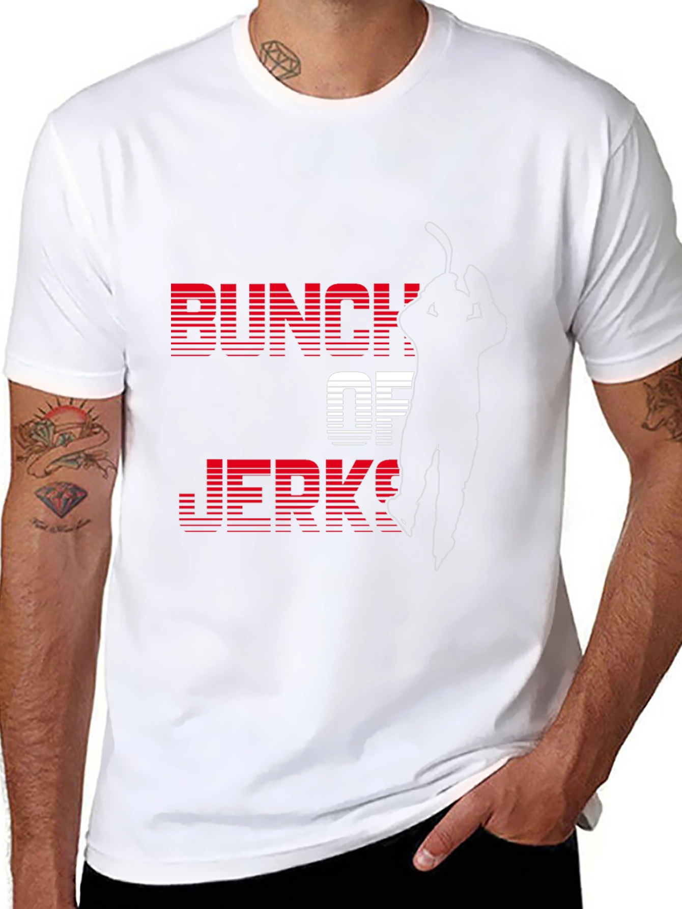 Bunch of Jerks Hockey Fan T-Shirt