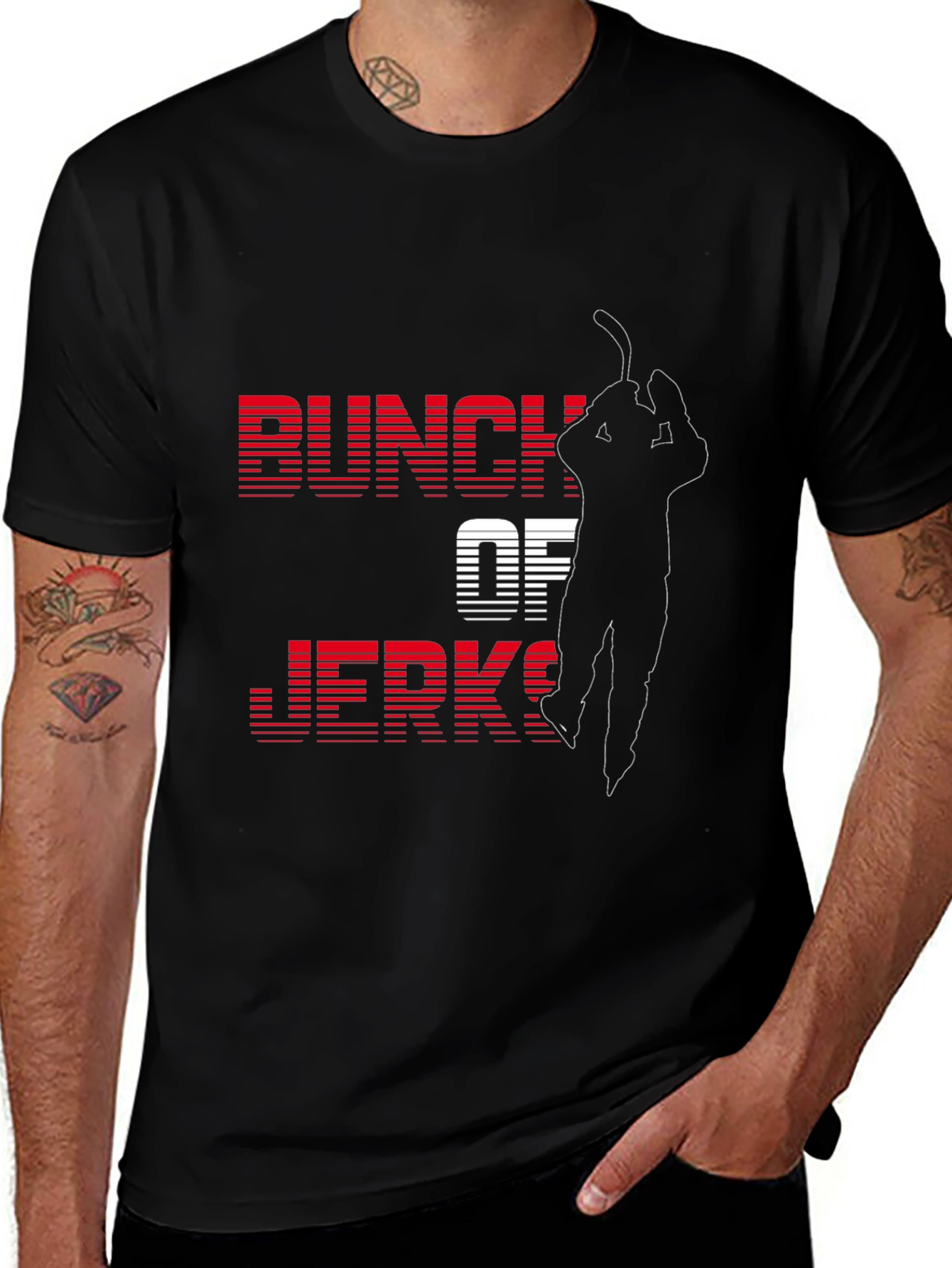 Bunch of Jerks Hockey Fan T-Shirt