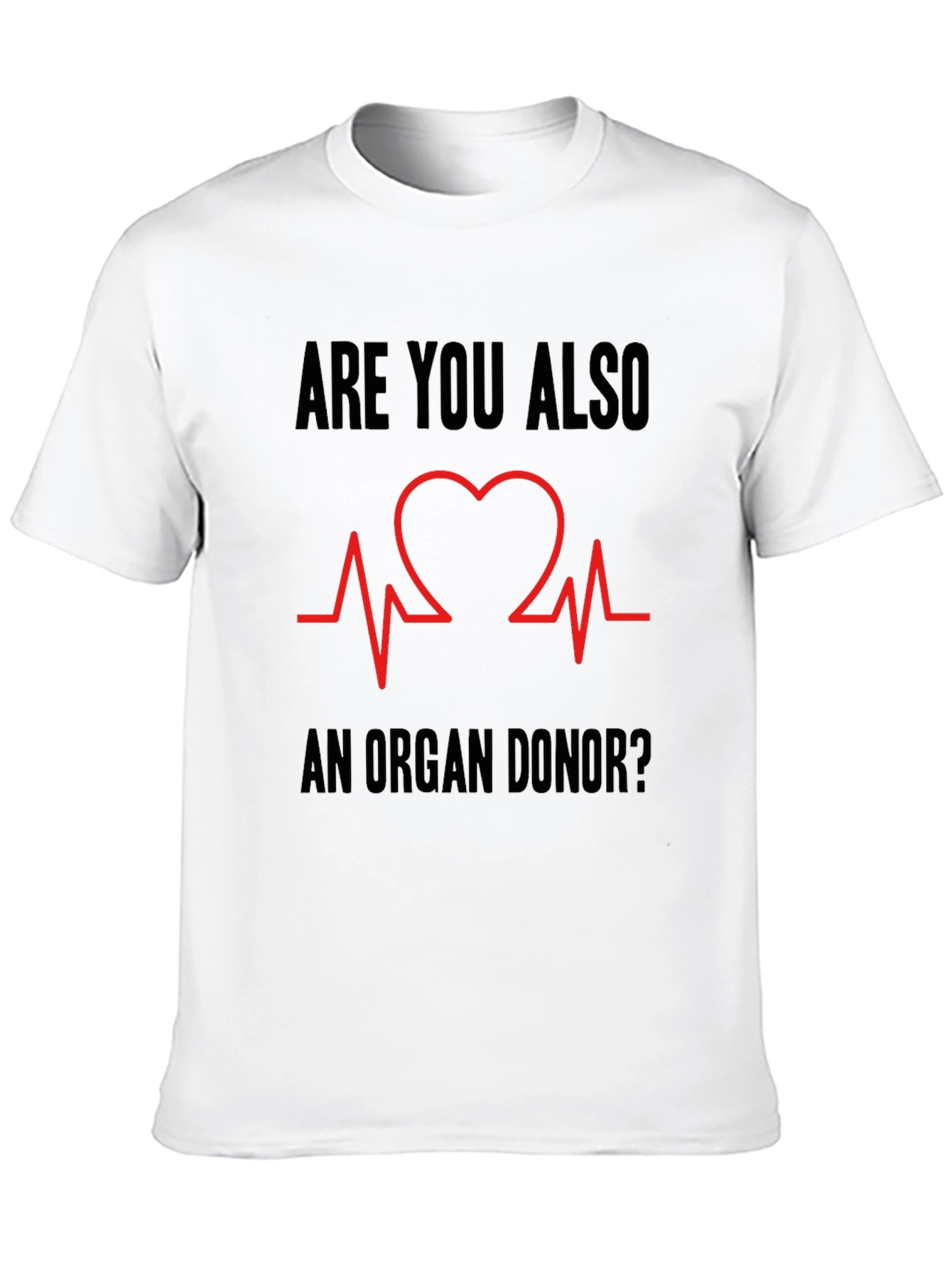 Organ Donor Heartbeat Graphic Tee