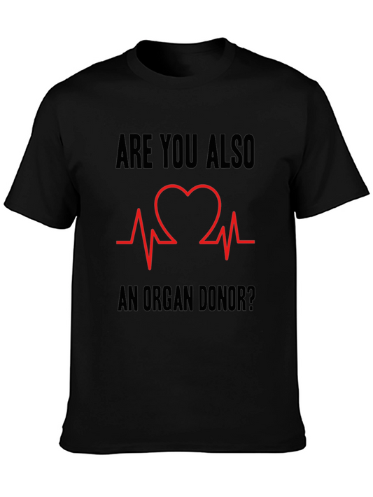 Organ Donor Heartbeat Graphic Tee
