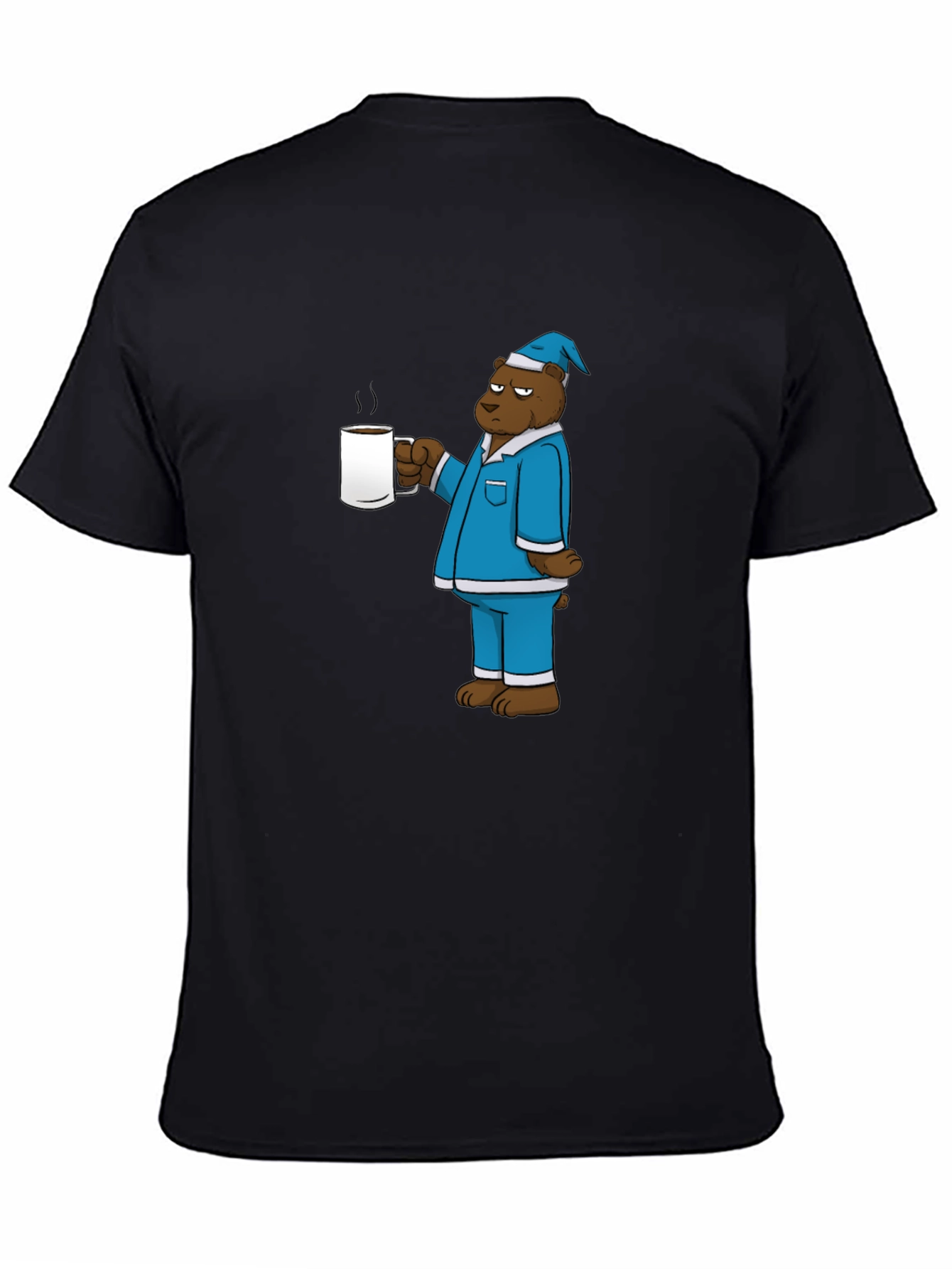Bear in Pajamas Coffee Graphic Tee