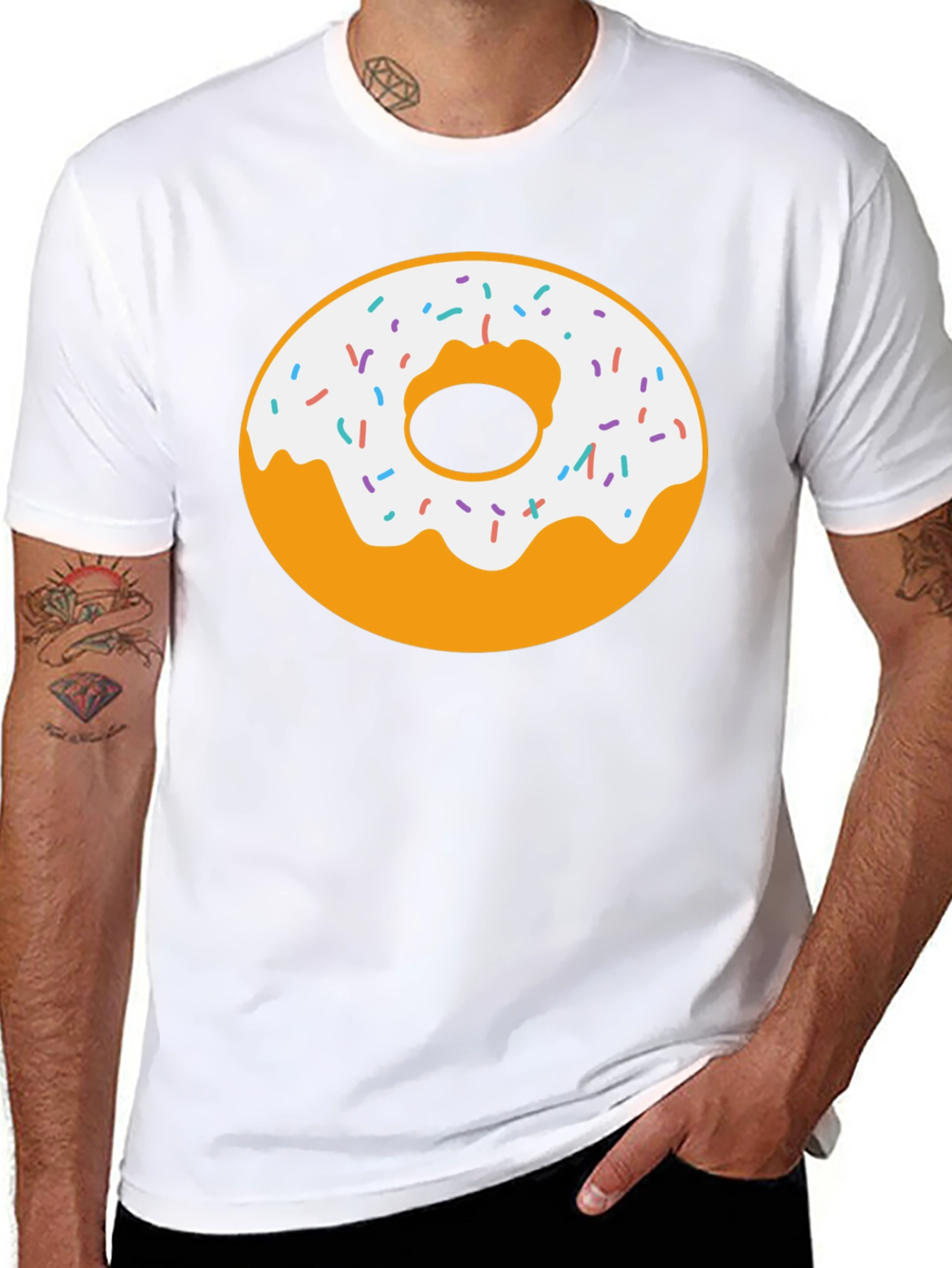 Donut Graphic Tee - Sweet Treat Shirt