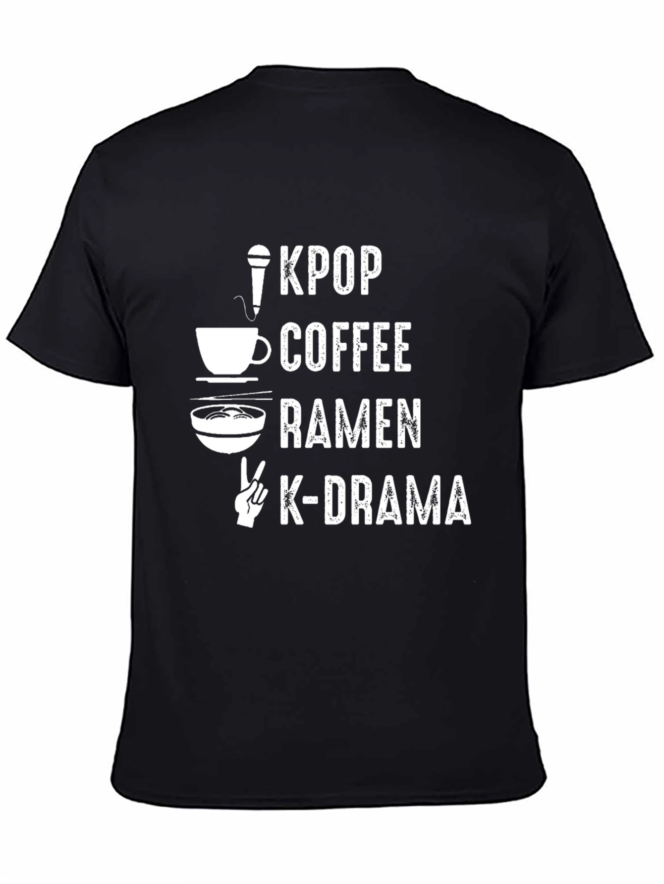 KPOP Coffee Ramen K-Drama T-Shirt