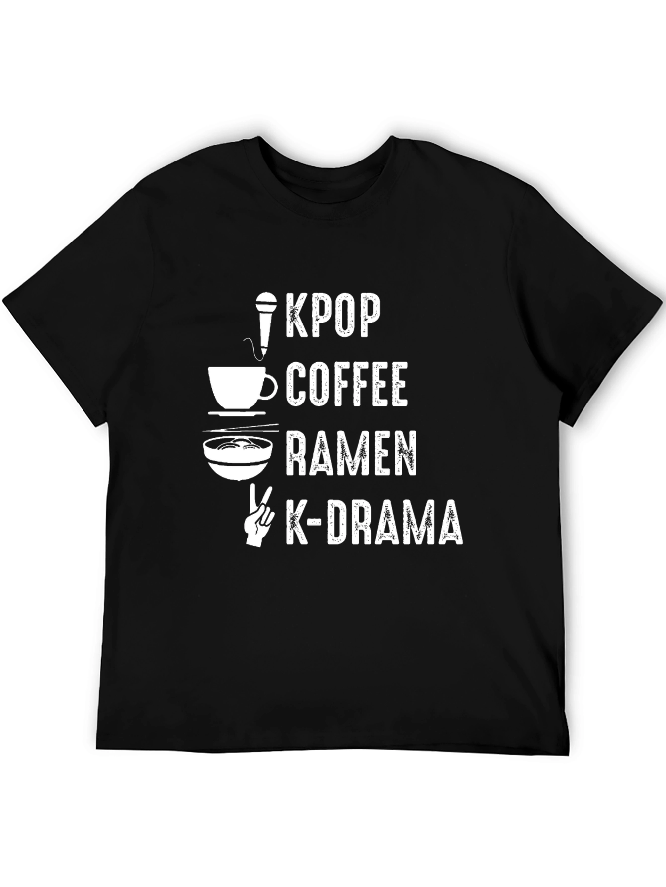 KPOP Coffee Ramen K-Drama T-Shirt