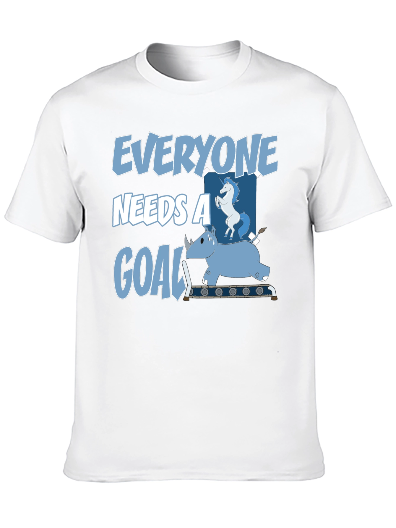Everyone Needs a Goal T-Shirt Funny Graphic Tee