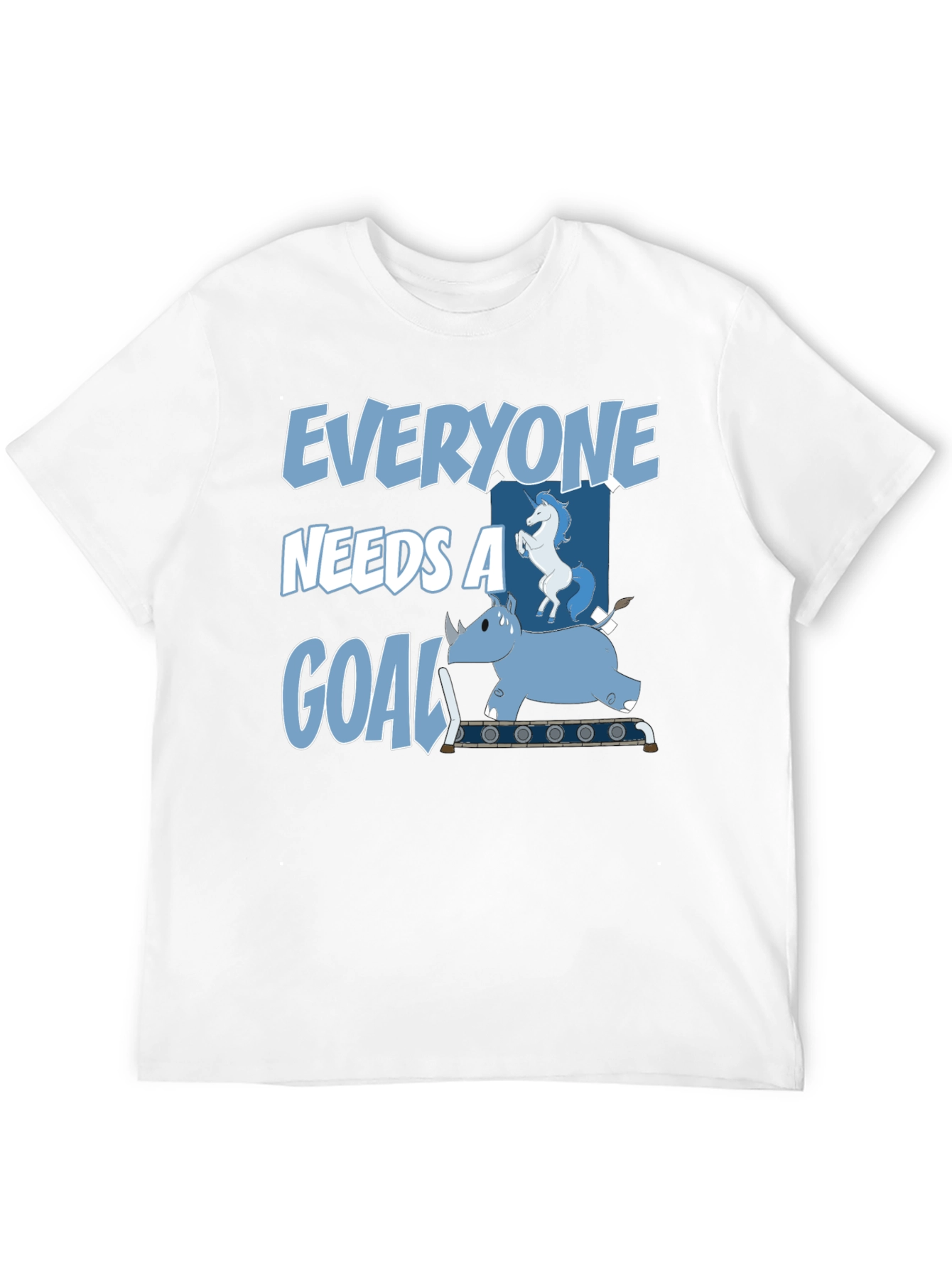 Everyone Needs a Goal T-Shirt Funny Graphic Tee