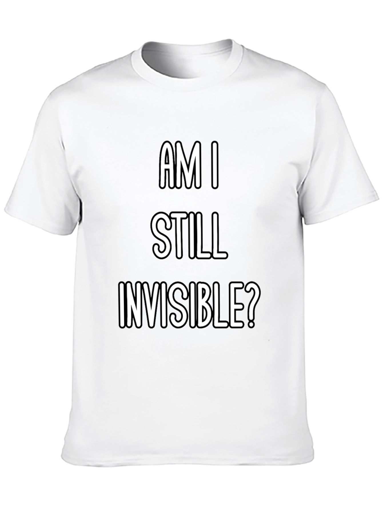 Am I Still Invisible? Graphic Tee - Black