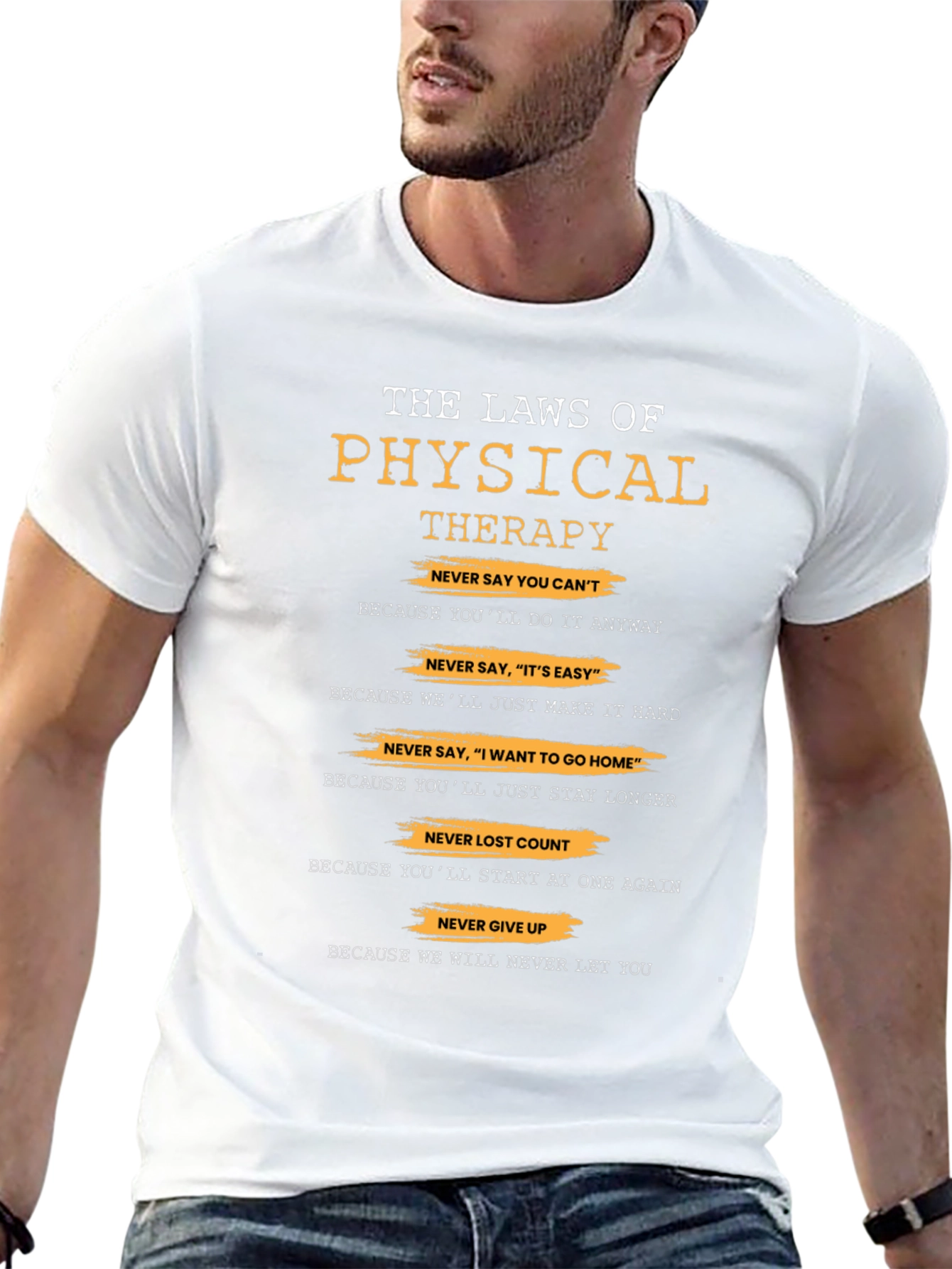 Physical Therapy Laws T-Shirt - Therapist Gift