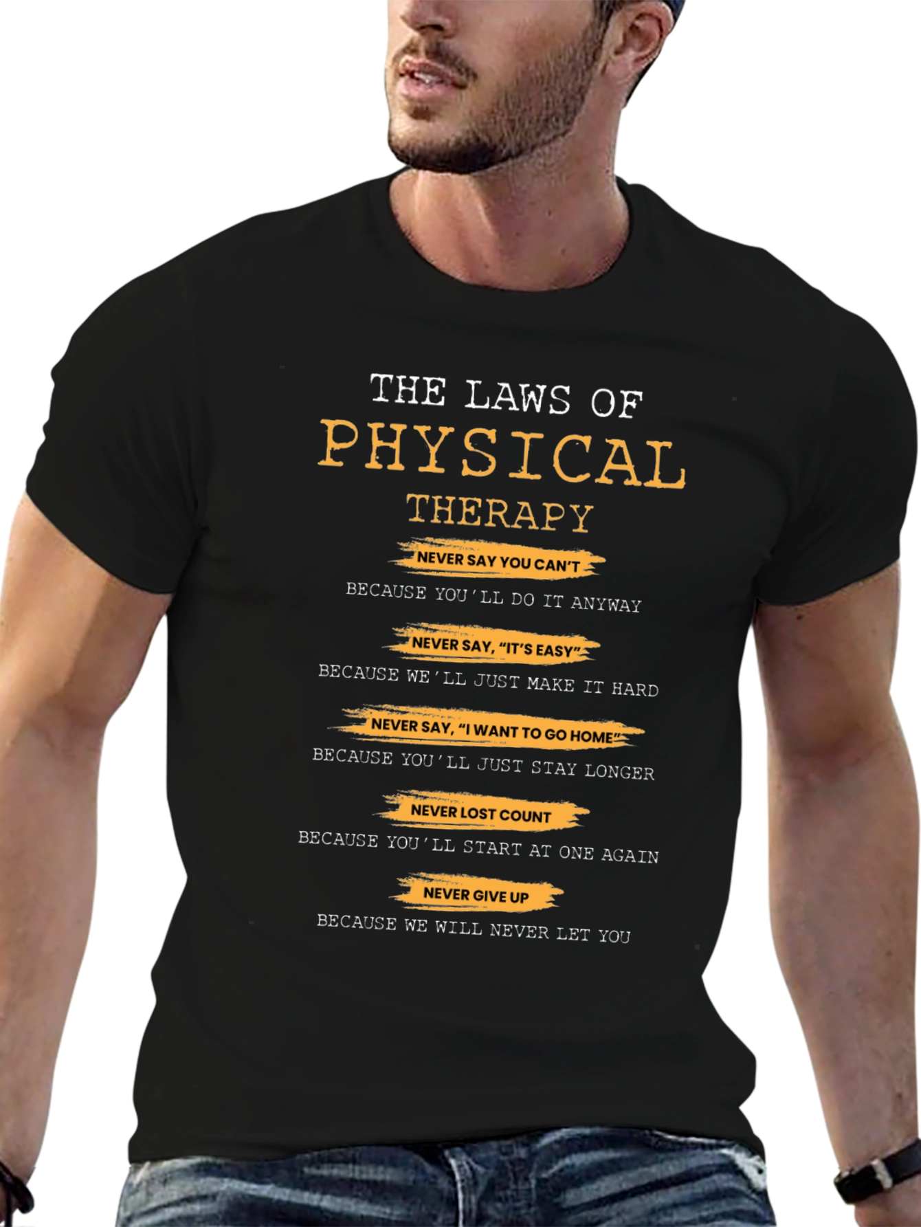 Physical Therapy Laws T-Shirt - Therapist Gift