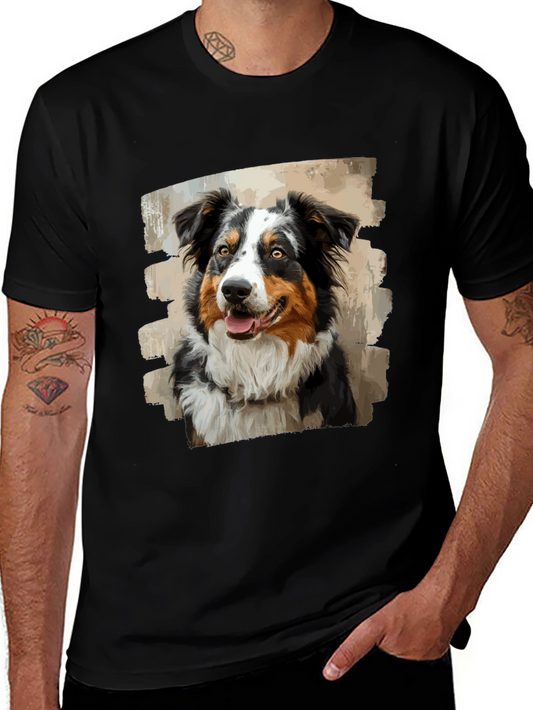 Dog Breed Art Print Tee - Stylish Pet Lover Apparel