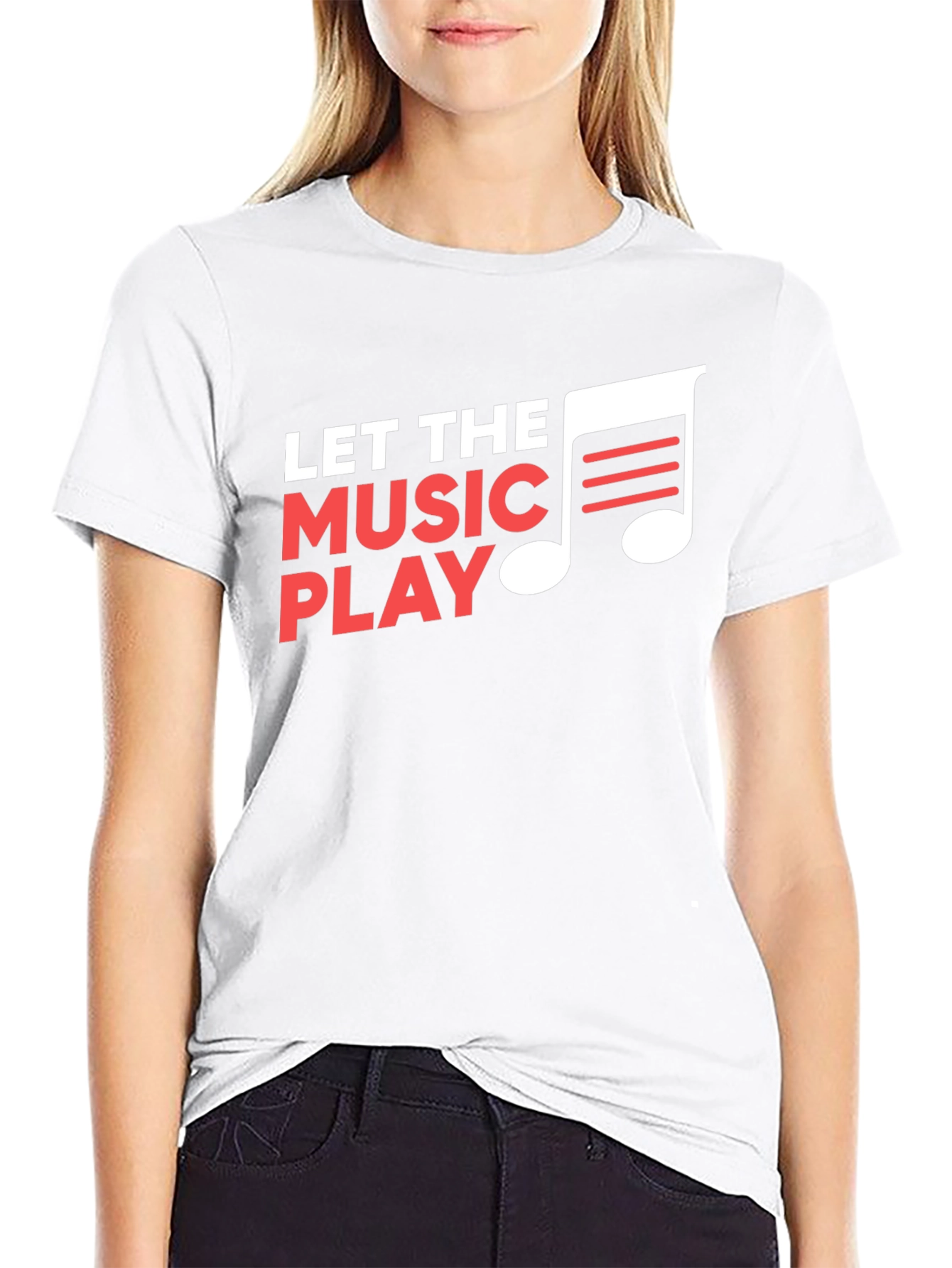 Let The Music Play Graphic Tee