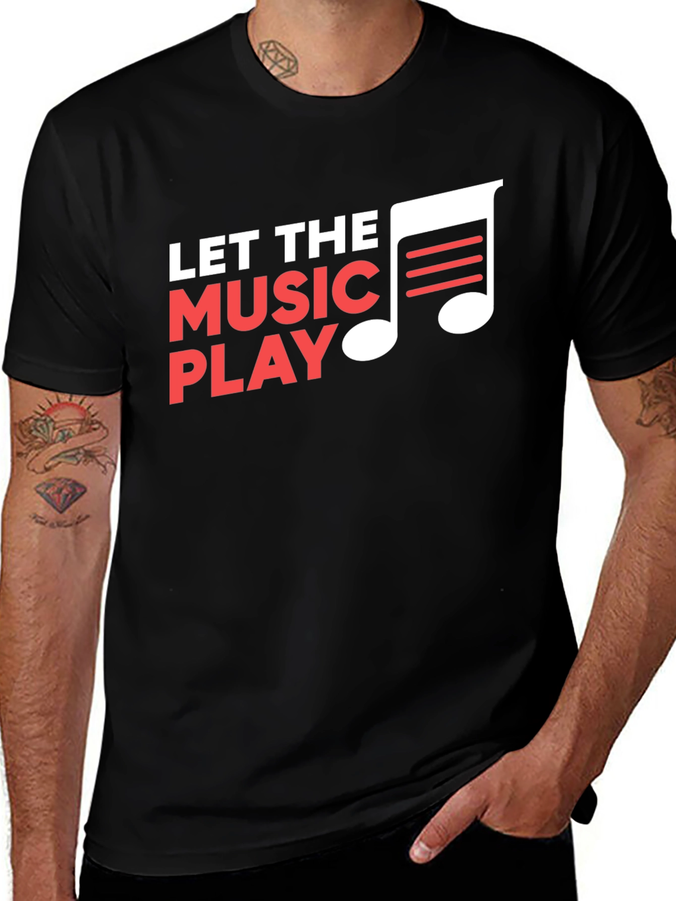 Let The Music Play Graphic Tee