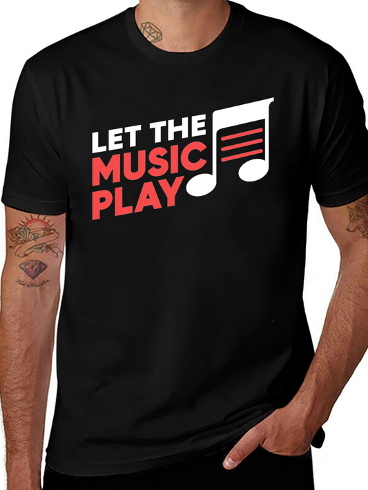 Let The Music Play Graphic Tee