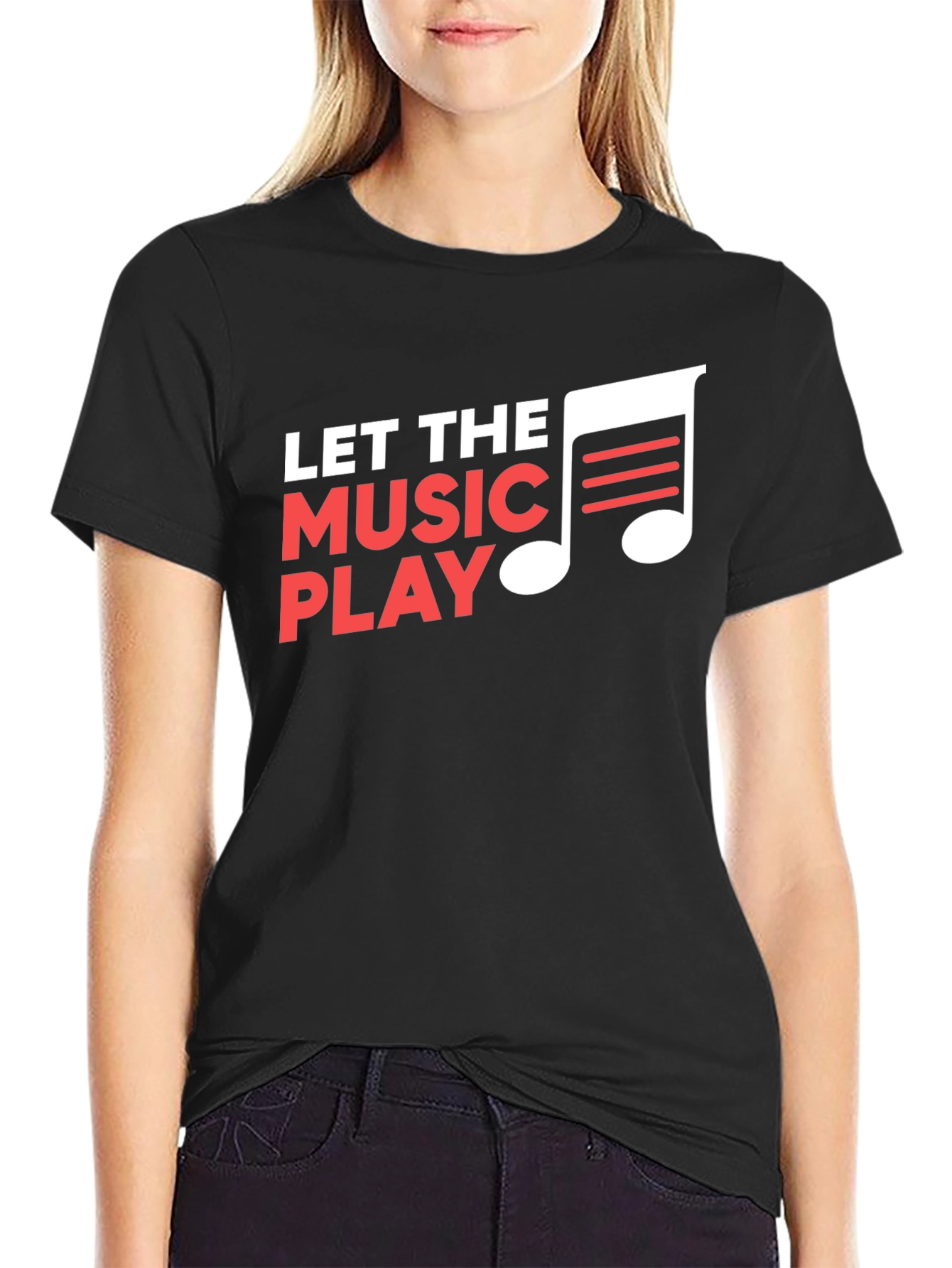 Let The Music Play Graphic Tee