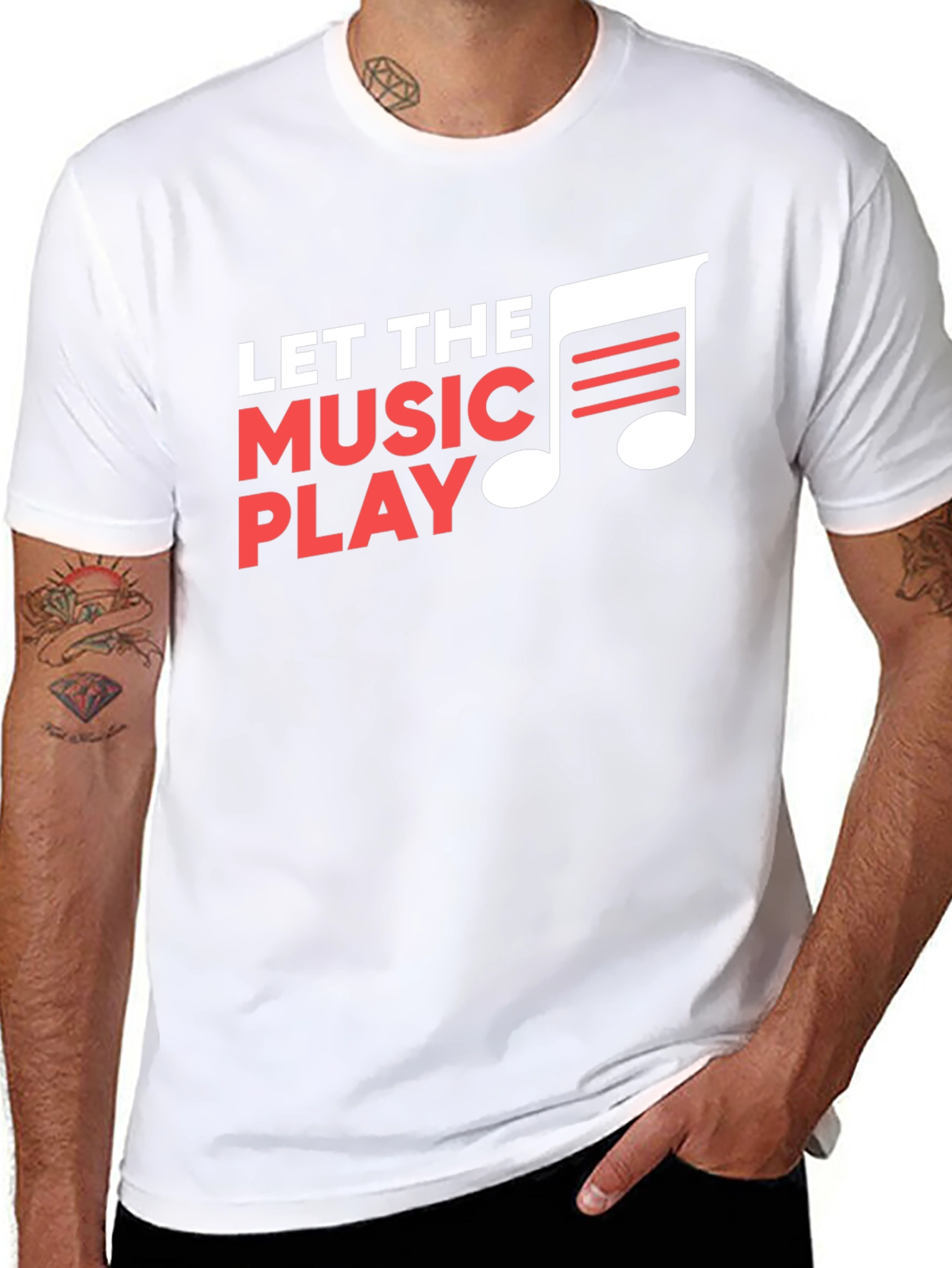 Let The Music Play Graphic Tee