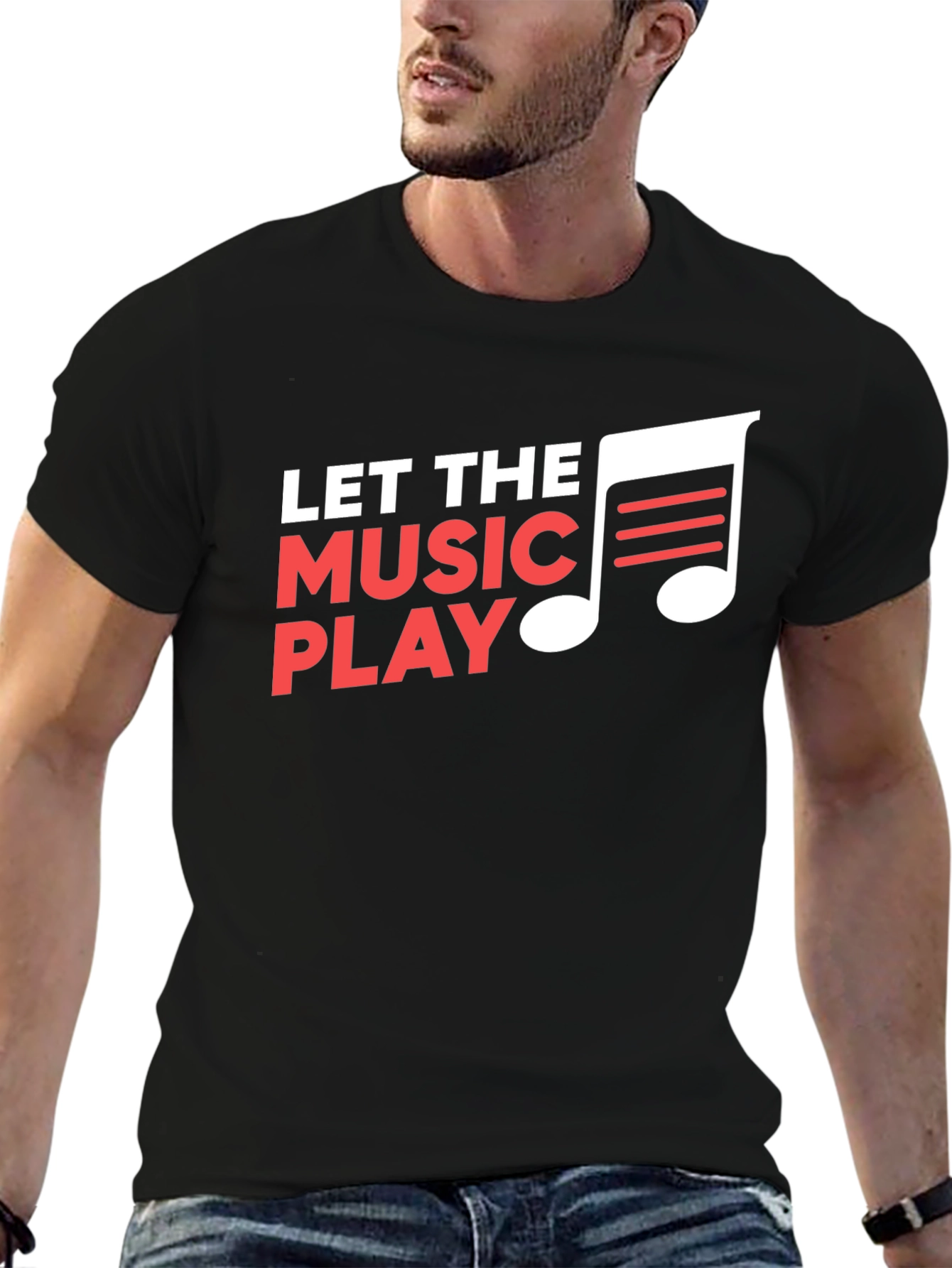 Let The Music Play Graphic Tee