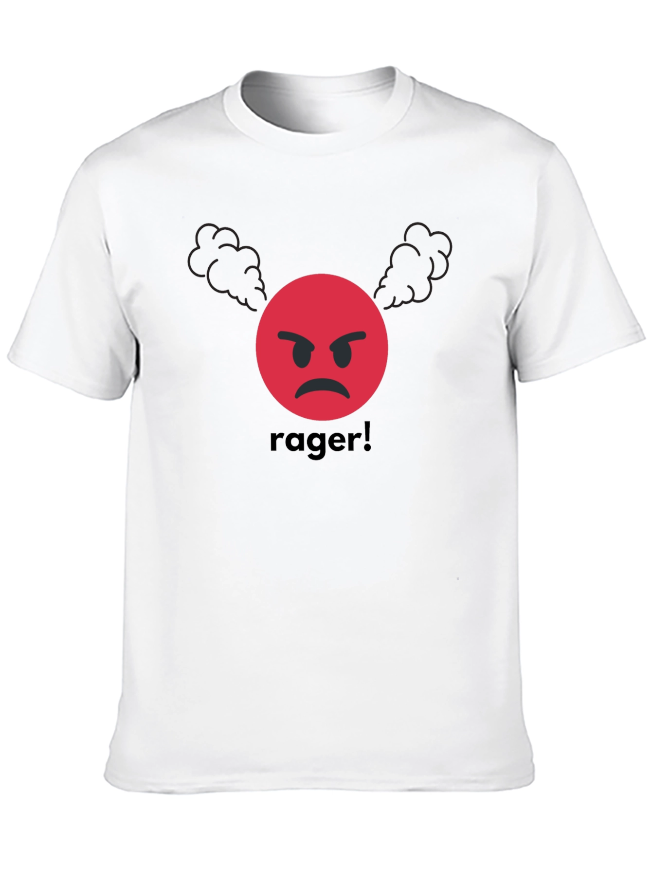 Rager Emoji T-Shirt - Angry Expression