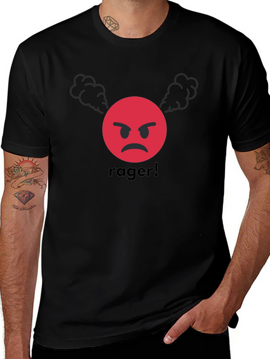 Rager Emoji T-Shirt - Angry Expression