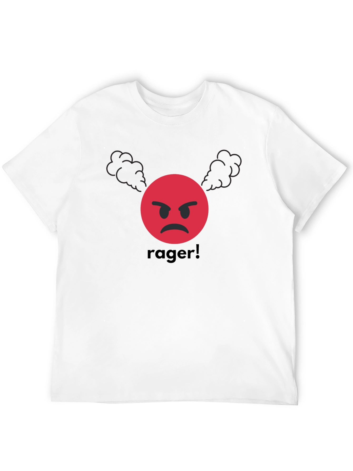 Rager Emoji T-Shirt - Angry Expression