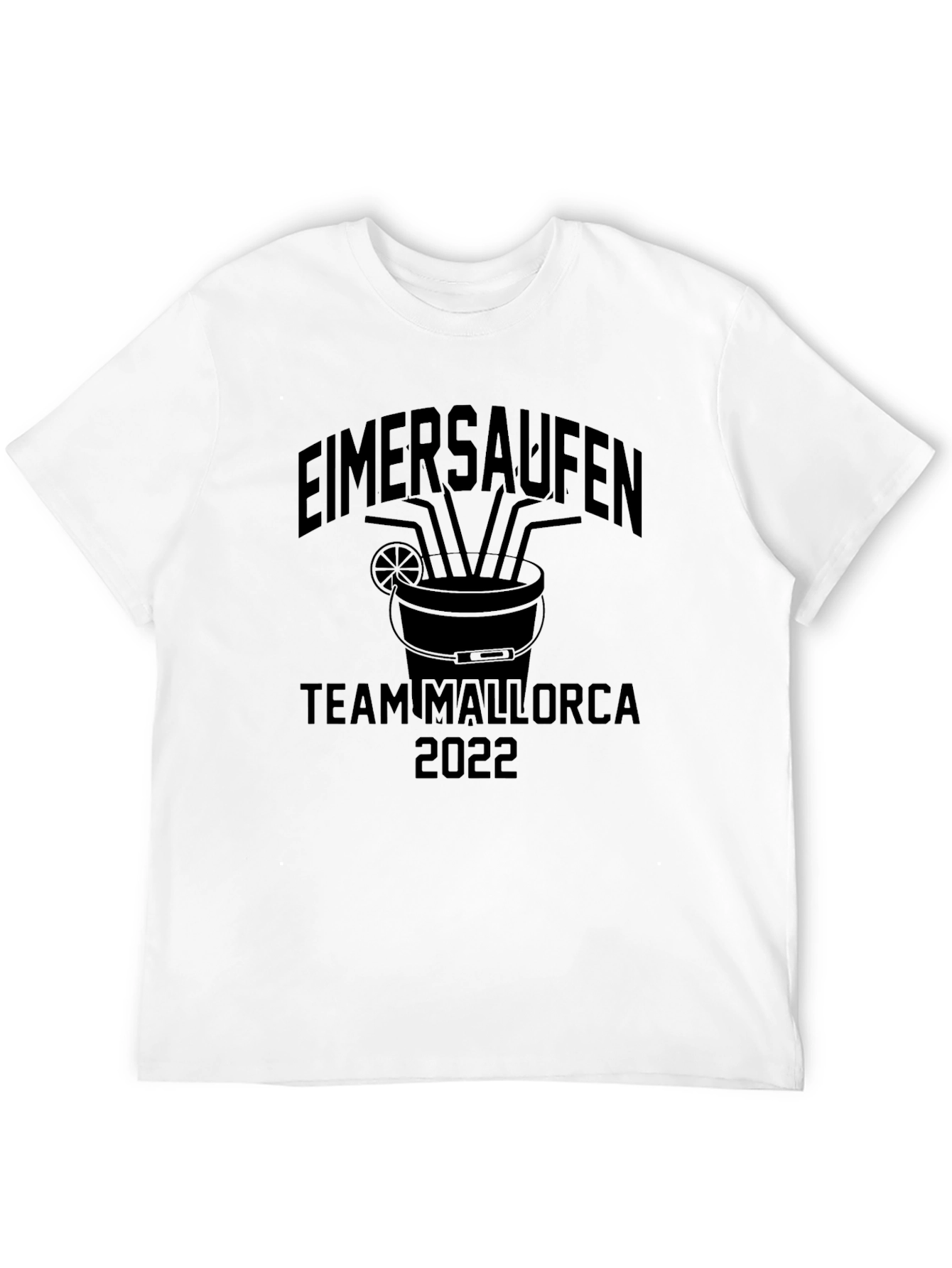 Eimersaufen Team Mallorca 2022 Black T-Shirt