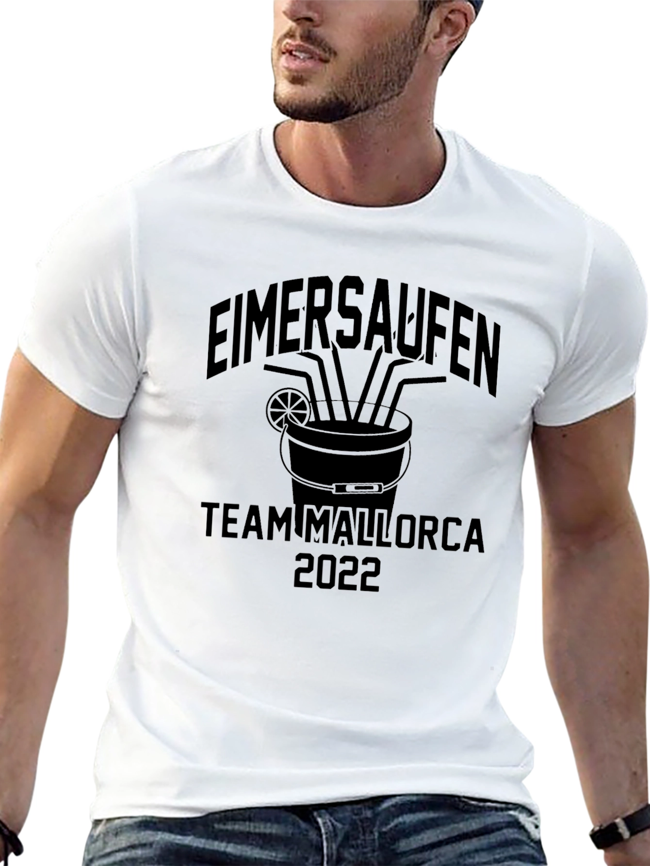 Eimersaufen Team Mallorca 2022 Black T-Shirt