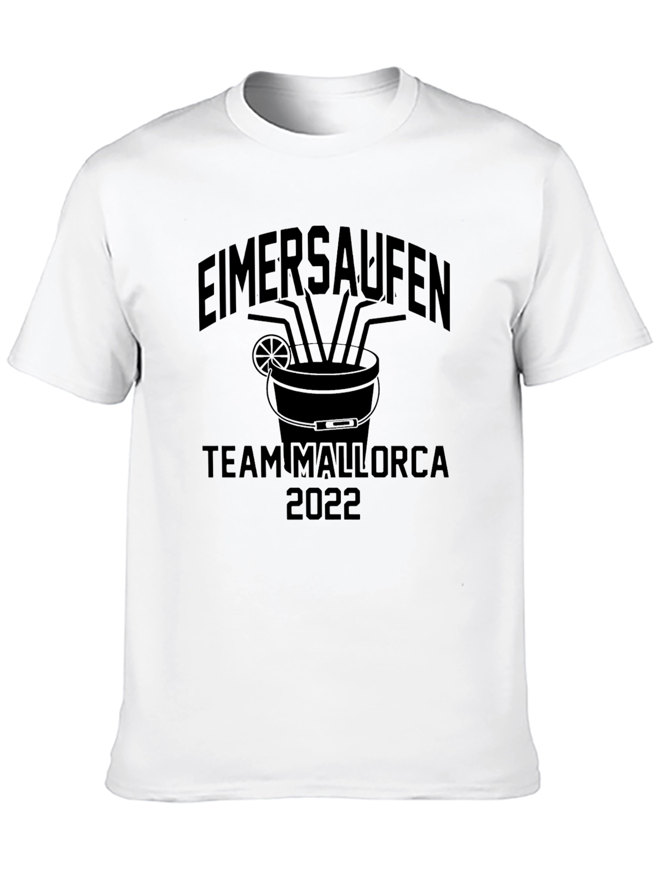 Eimersaufen Team Mallorca 2022 Black T-Shirt