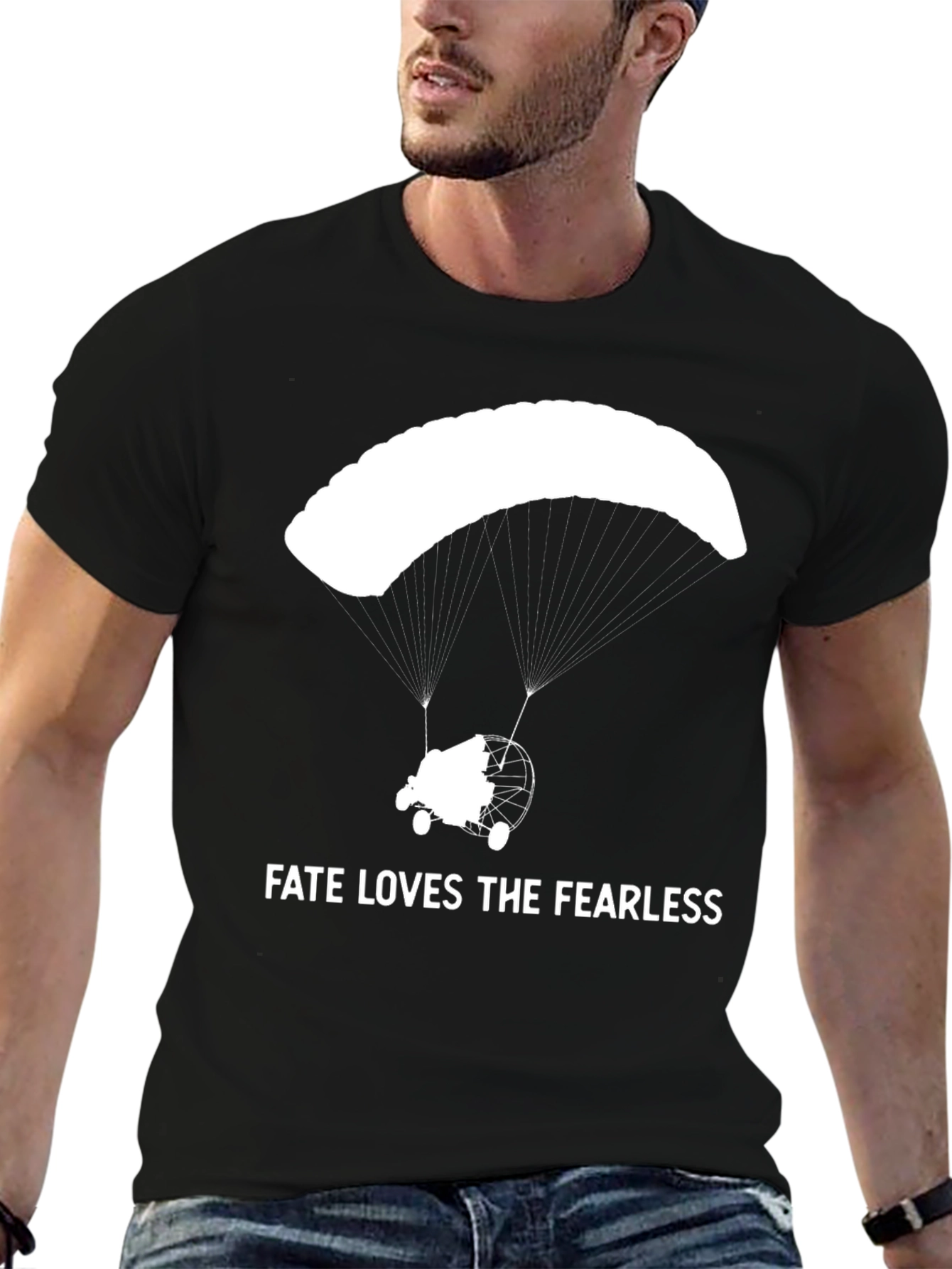 Fearless Fate Paramotor T-Shirt - Black