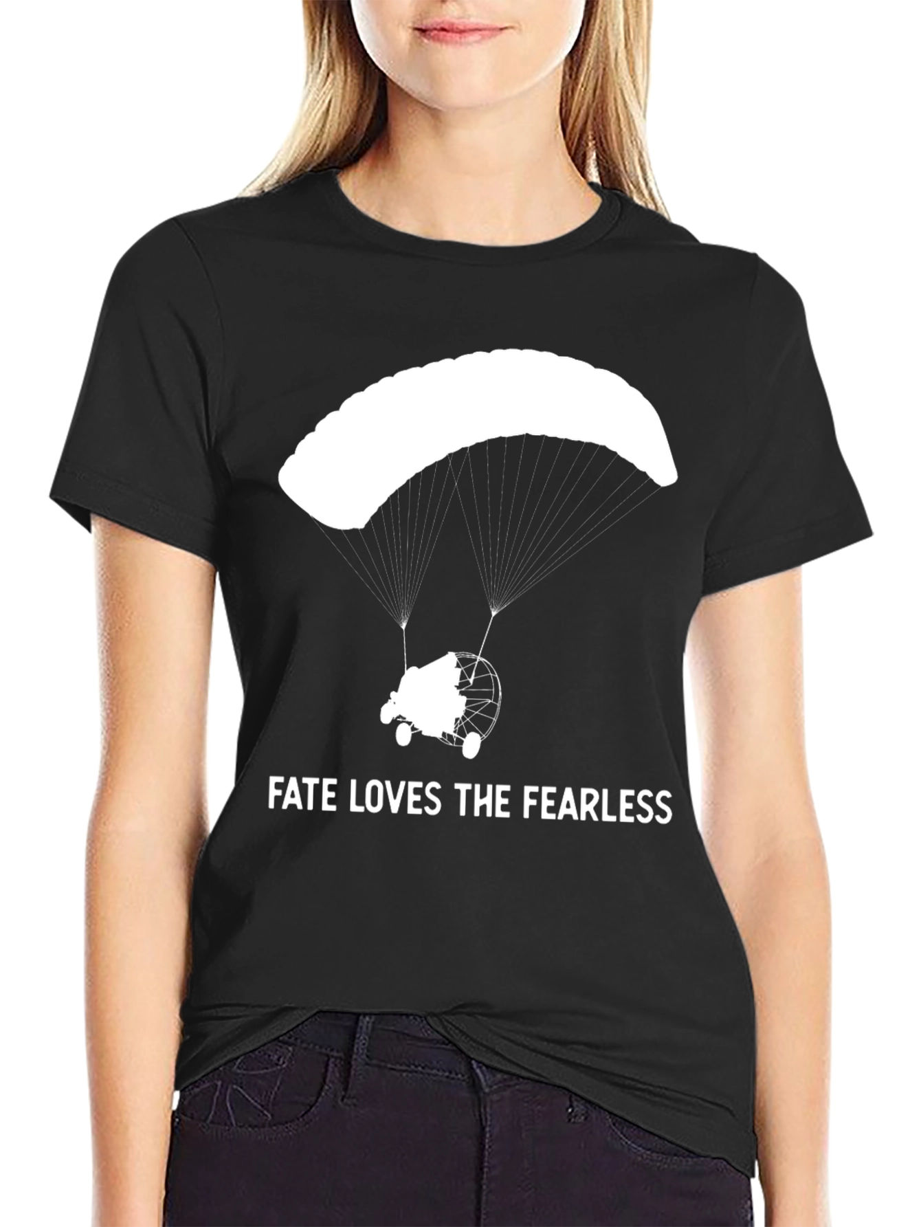 Fearless Fate Paramotor T-Shirt - Black