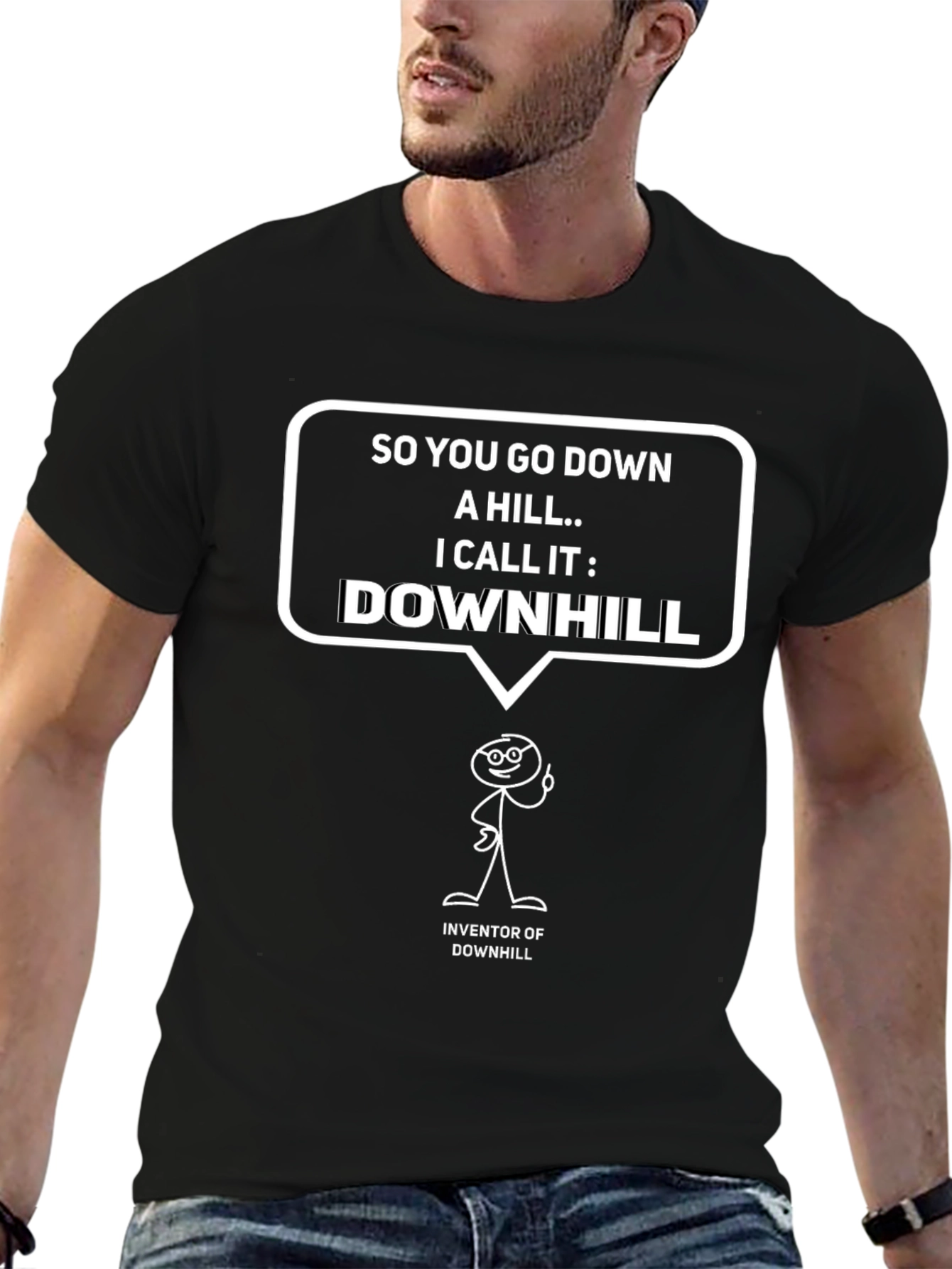 Funny Downhill Inventor T-Shirt