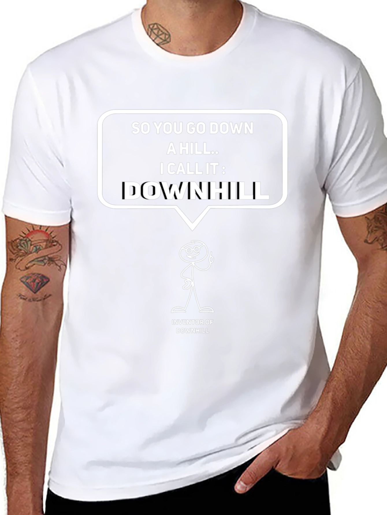 Funny Downhill Inventor T-Shirt