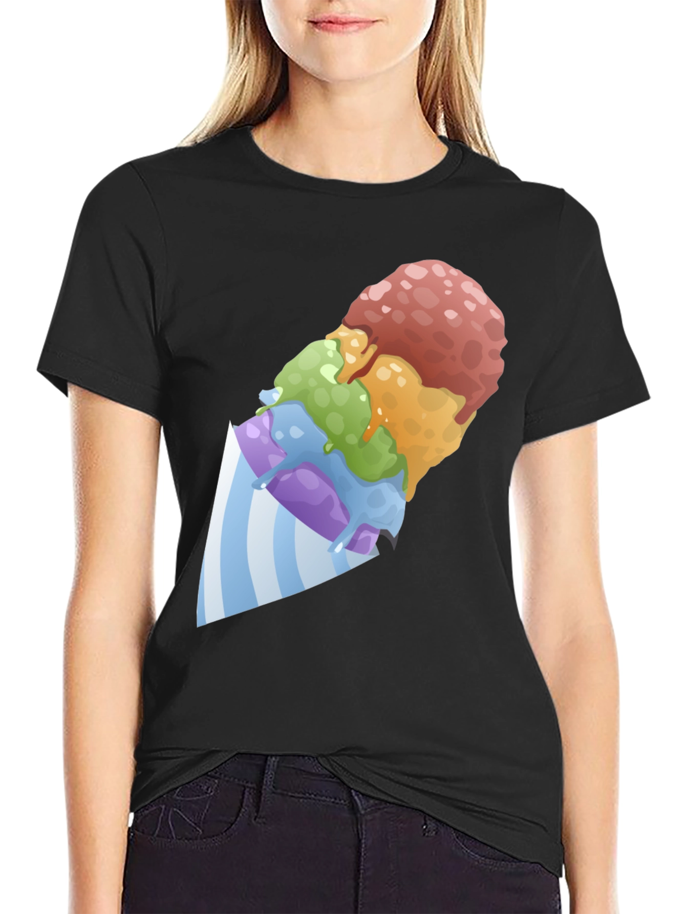 Snow Cone Graphic Tee - Cool Summer Vibes