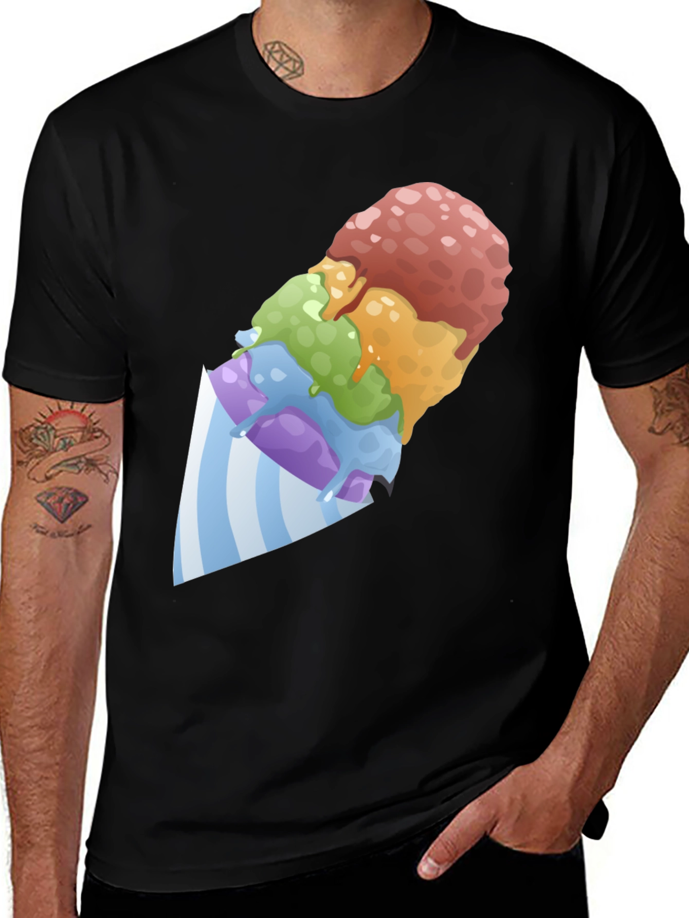Snow Cone Graphic Tee - Cool Summer Vibes