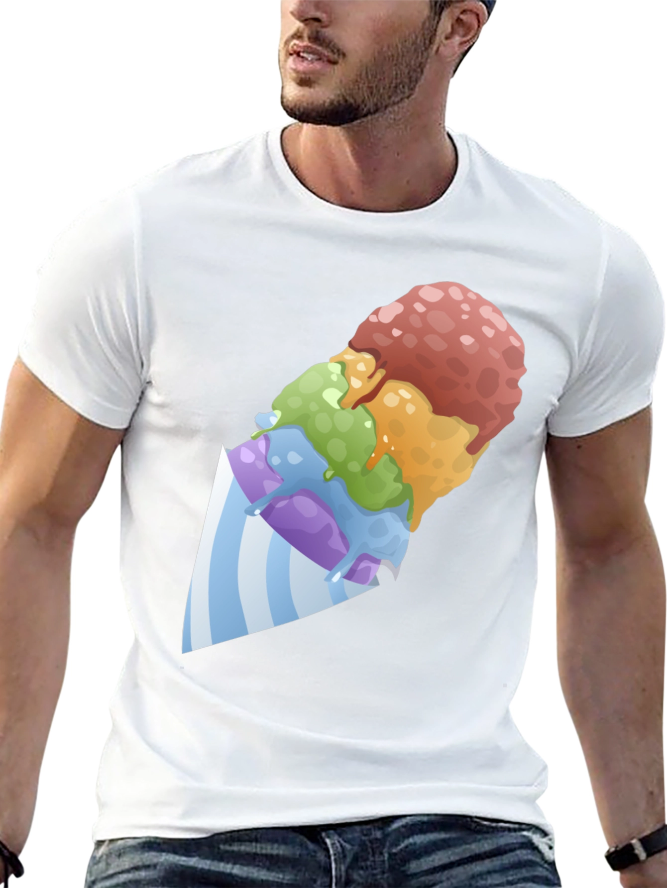 Snow Cone Graphic Tee - Cool Summer Vibes