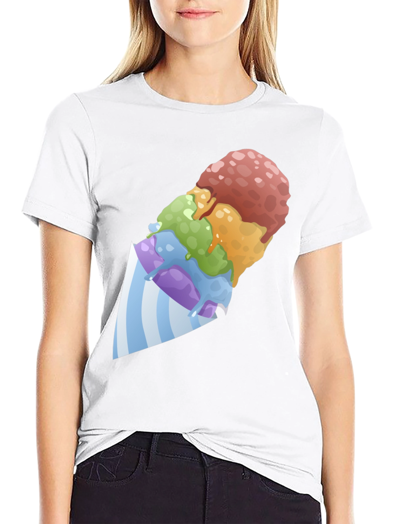 Snow Cone Graphic Tee - Cool Summer Vibes