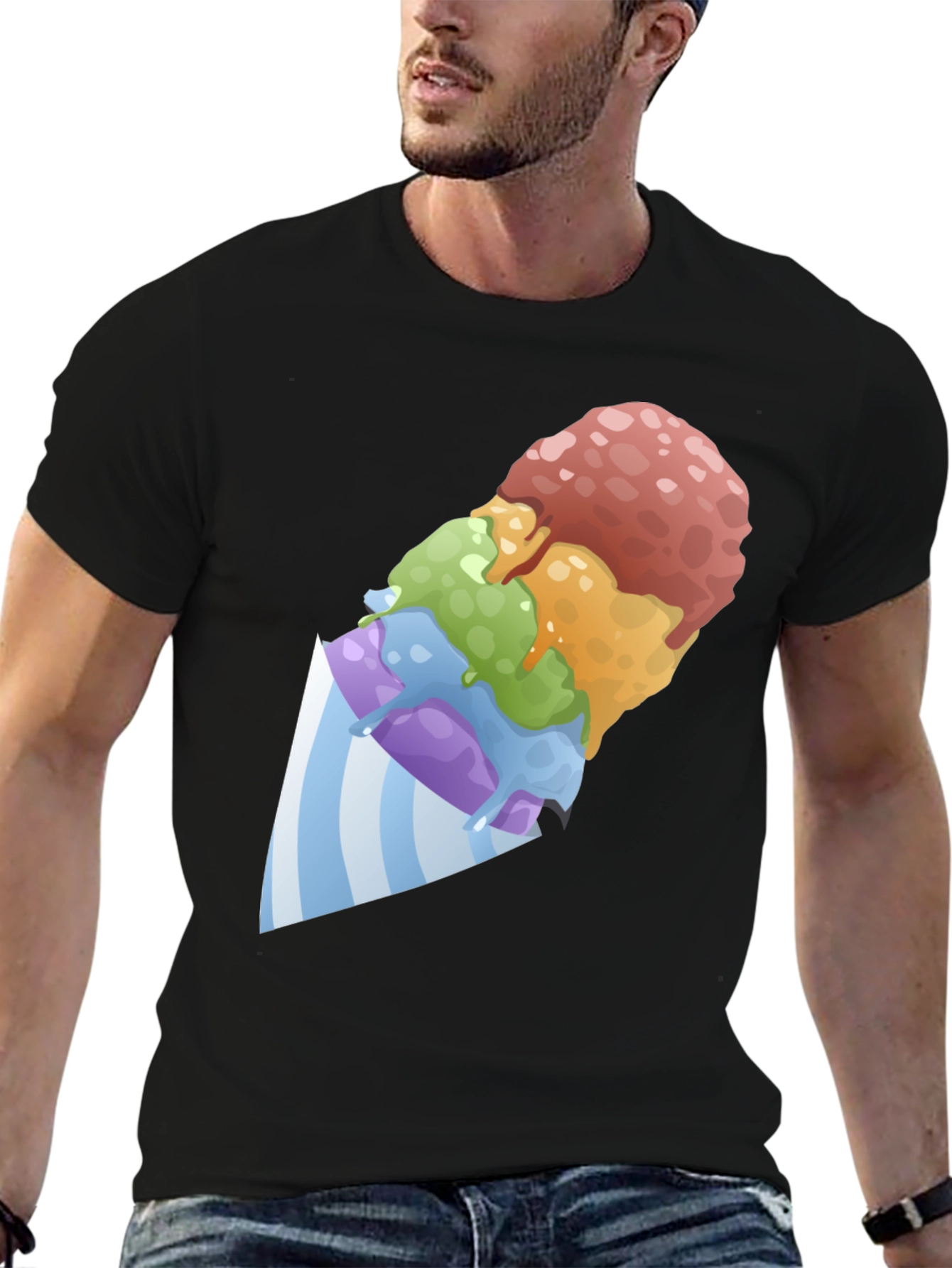 Snow Cone Graphic Tee - Cool Summer Vibes