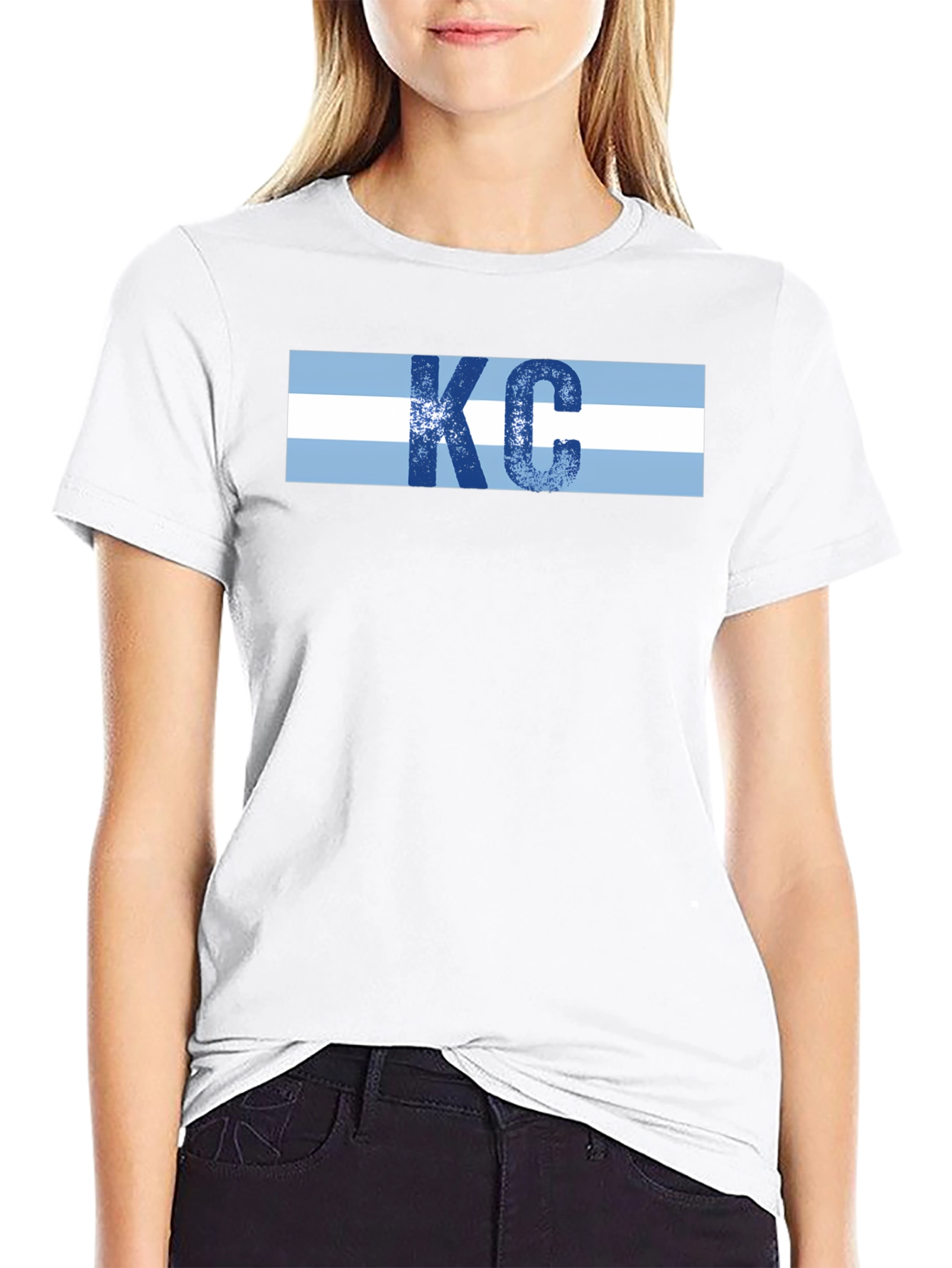 KC Stripes Graphic T-Shirt
