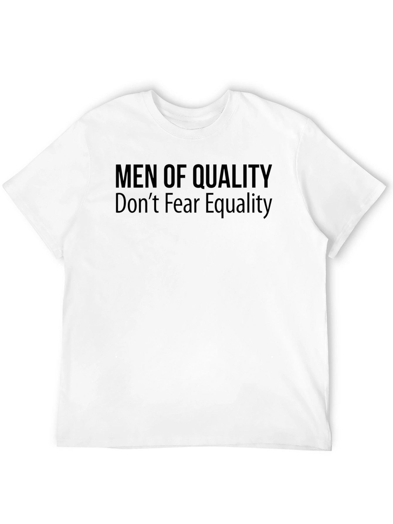 Men of Quality Equality T-Shirt - Black Graphic Tee