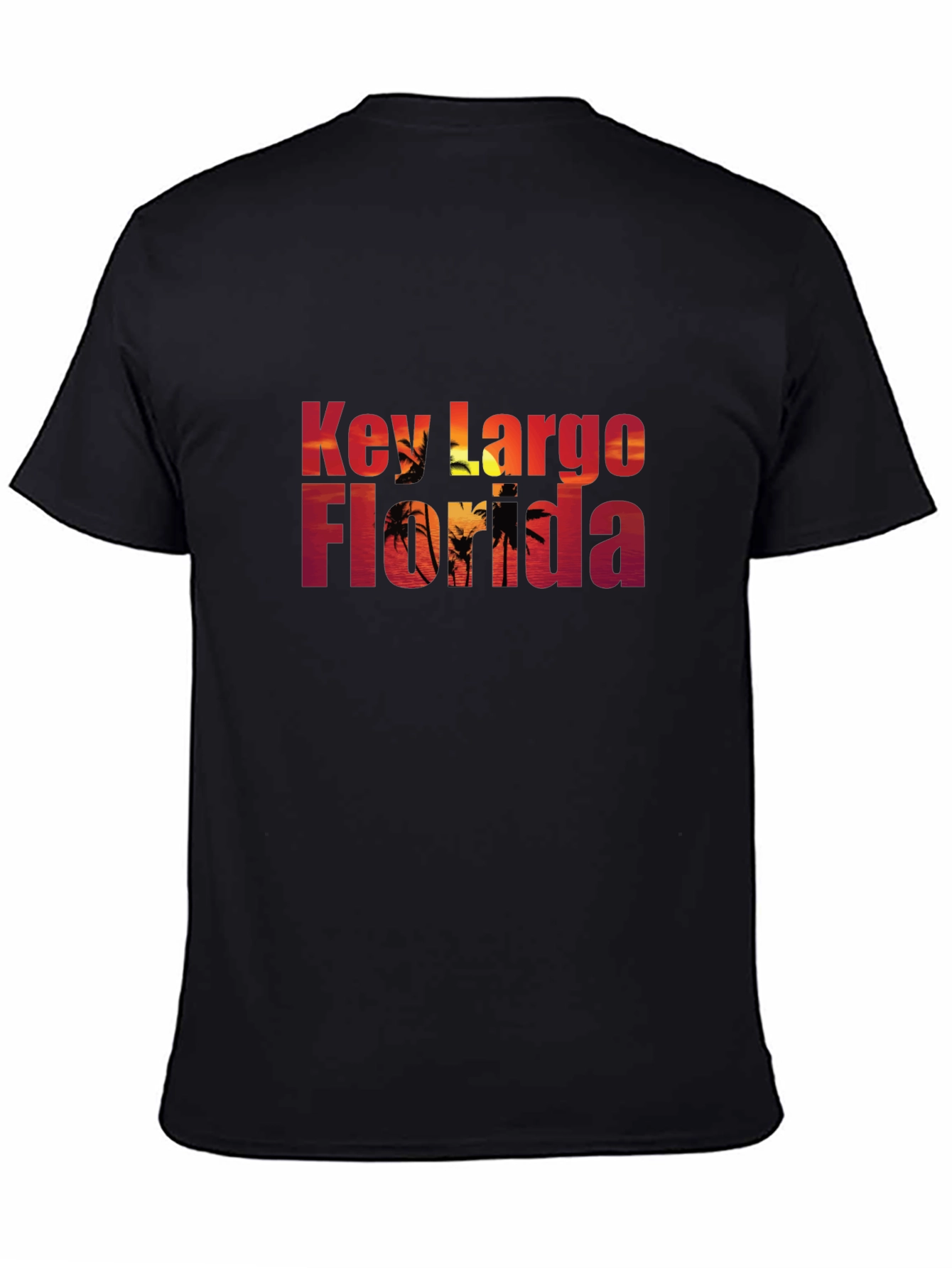 Key Largo Florida Black T-Shirt