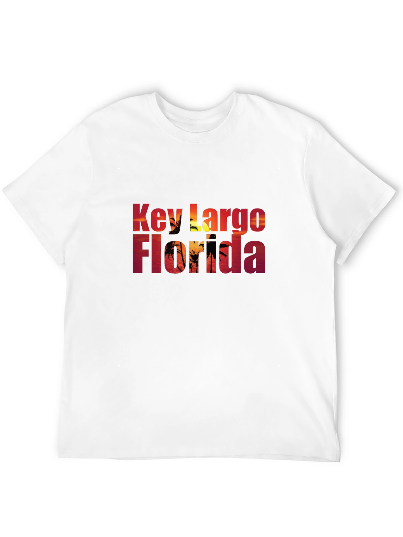 Key Largo Florida Black T-Shirt