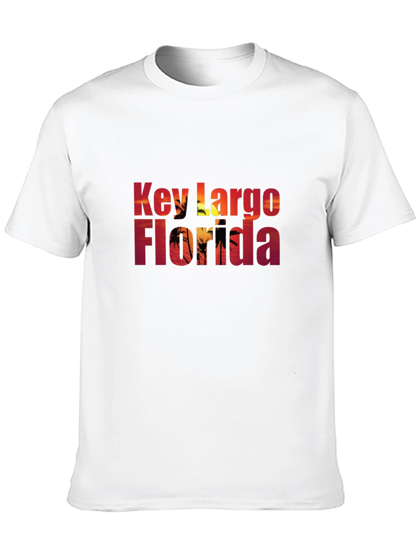 Key Largo Florida Black T-Shirt