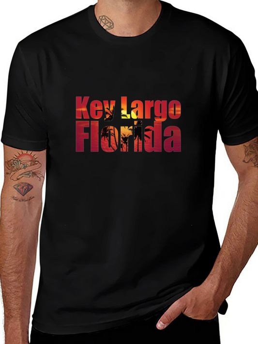 Key Largo Florida Black T-Shirt