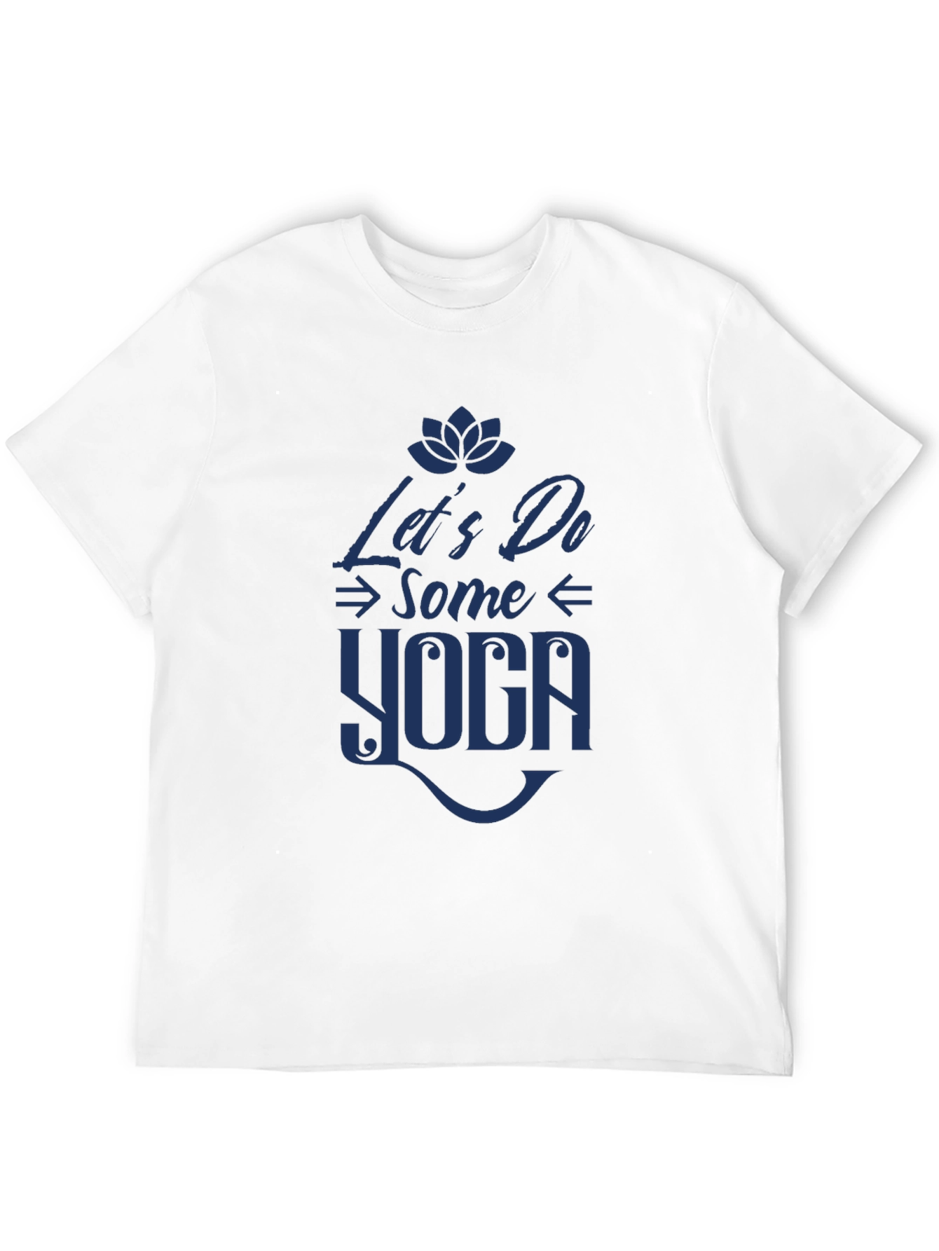 Lets Do Some Yoga Graphic Tee - Black