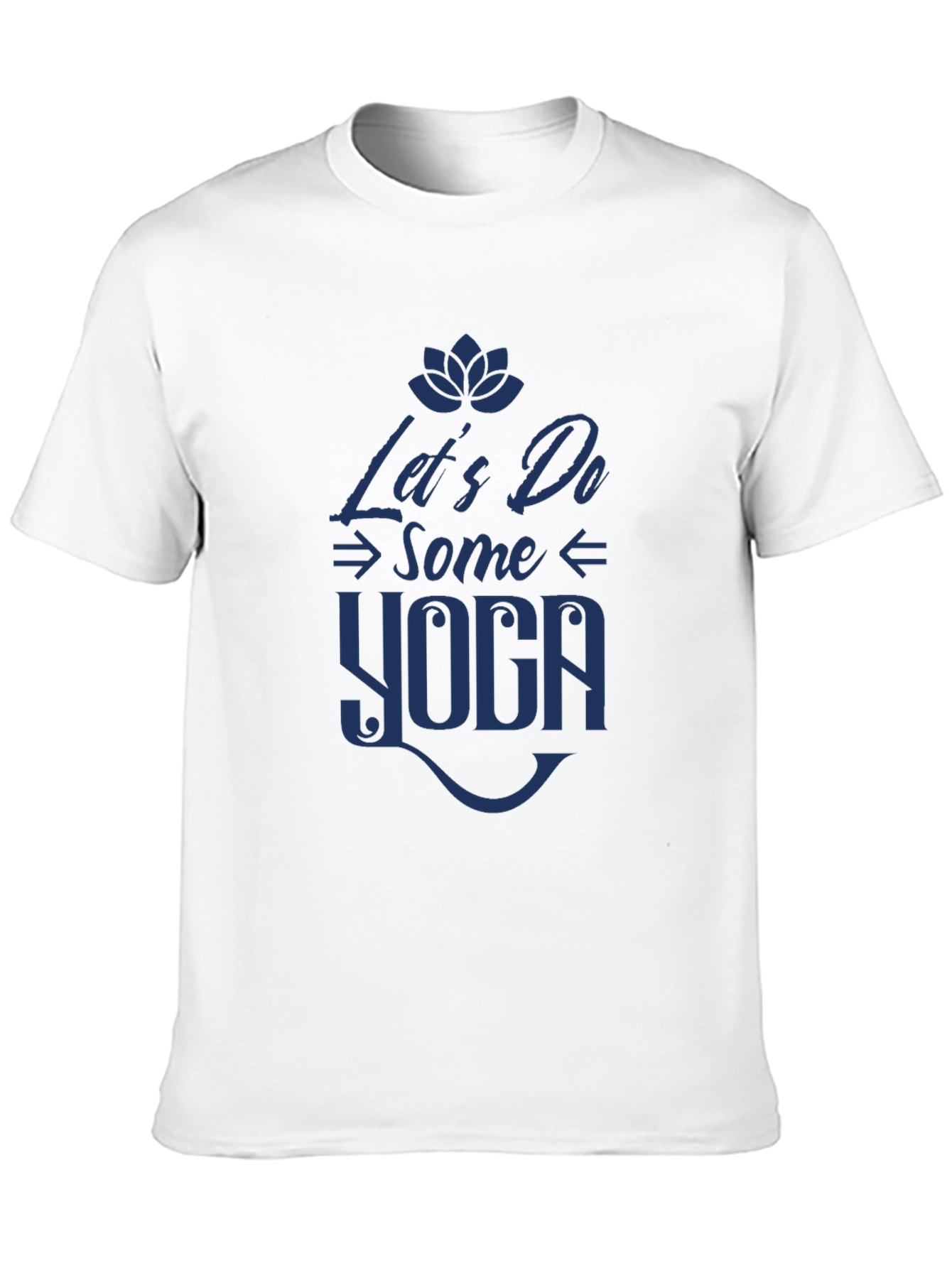 Lets Do Some Yoga Graphic Tee - Black