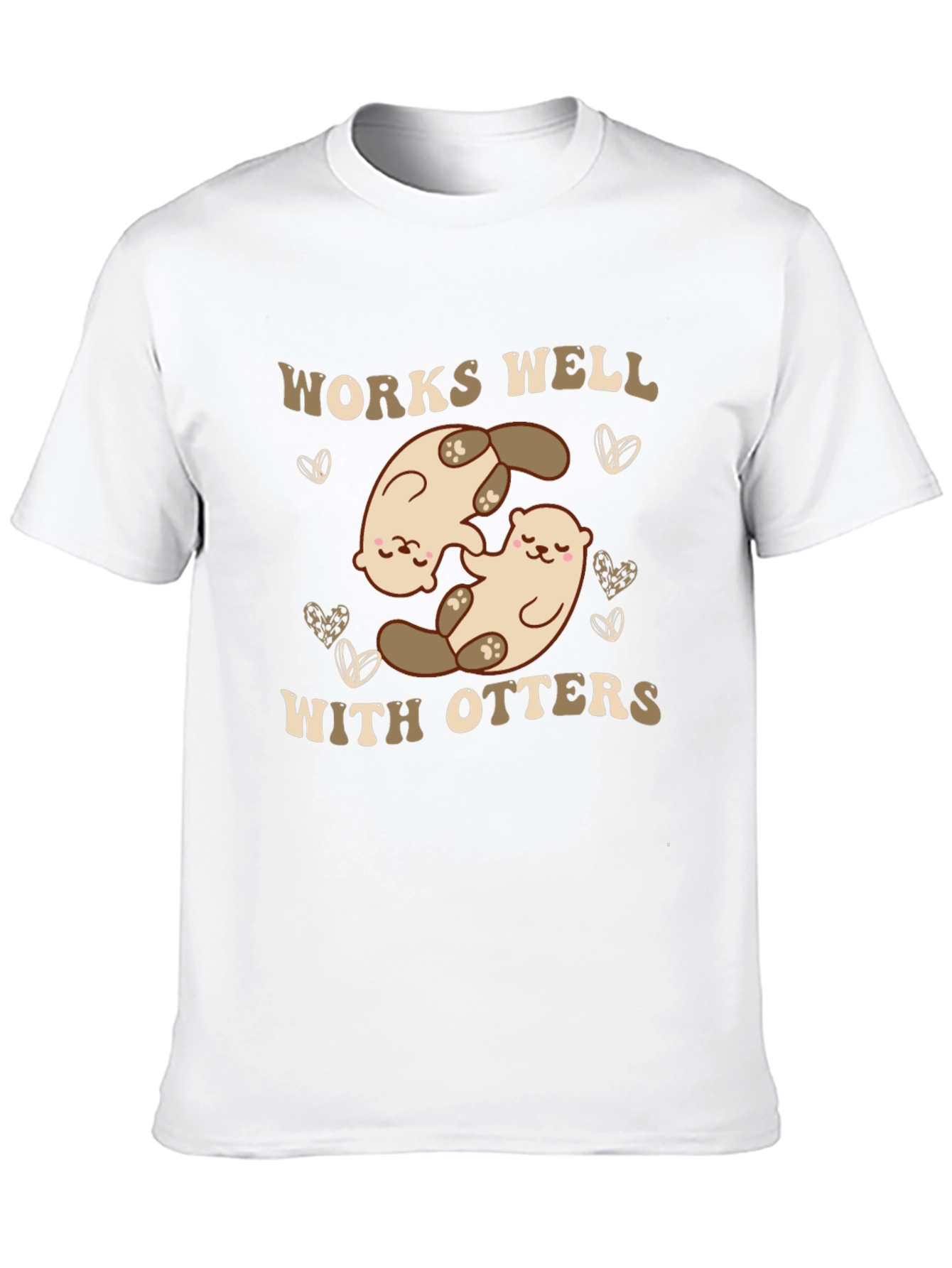Works Well With Otters Graphic T-Shirt